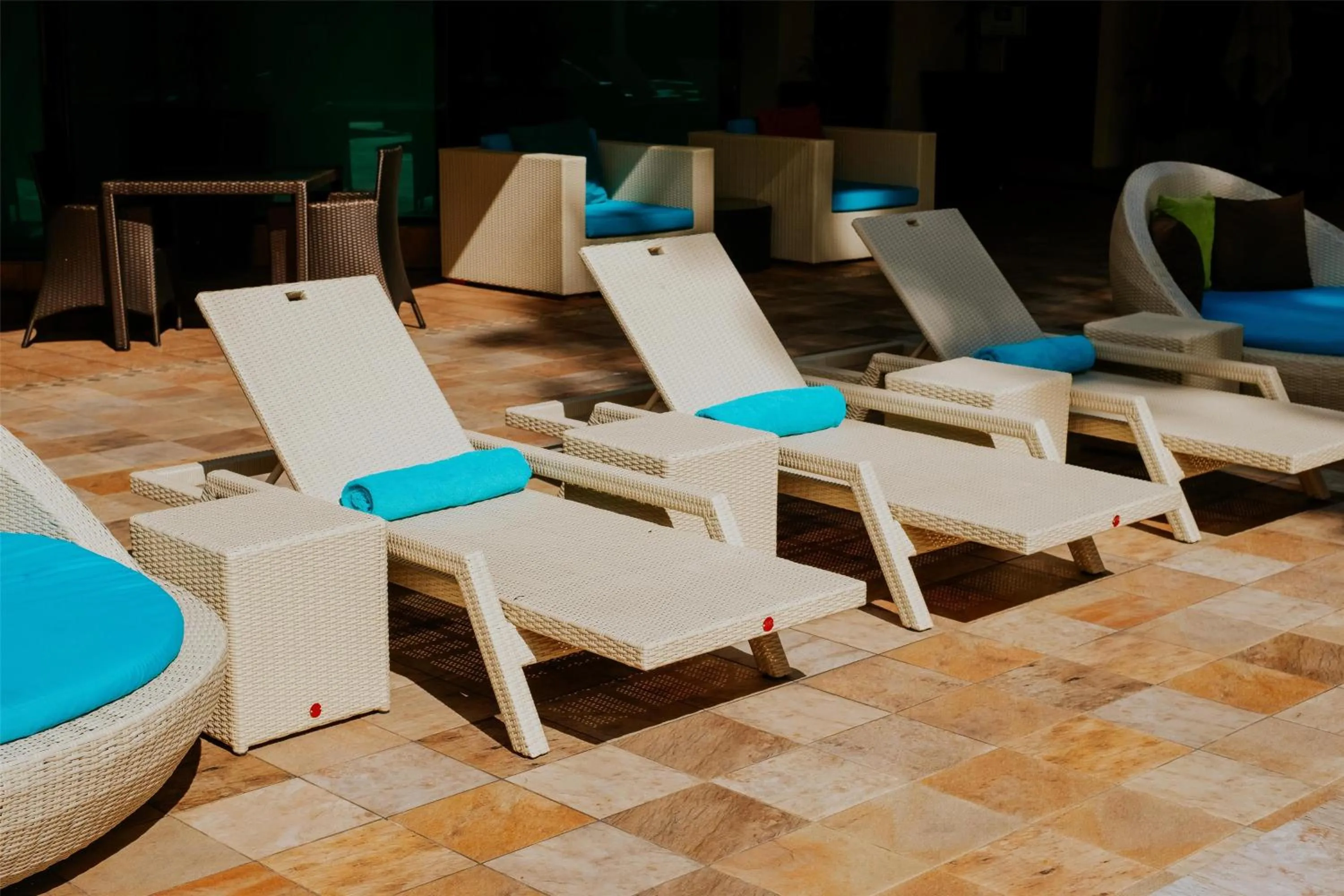 Pool view in Radisson Hotel Brunei Darussalam