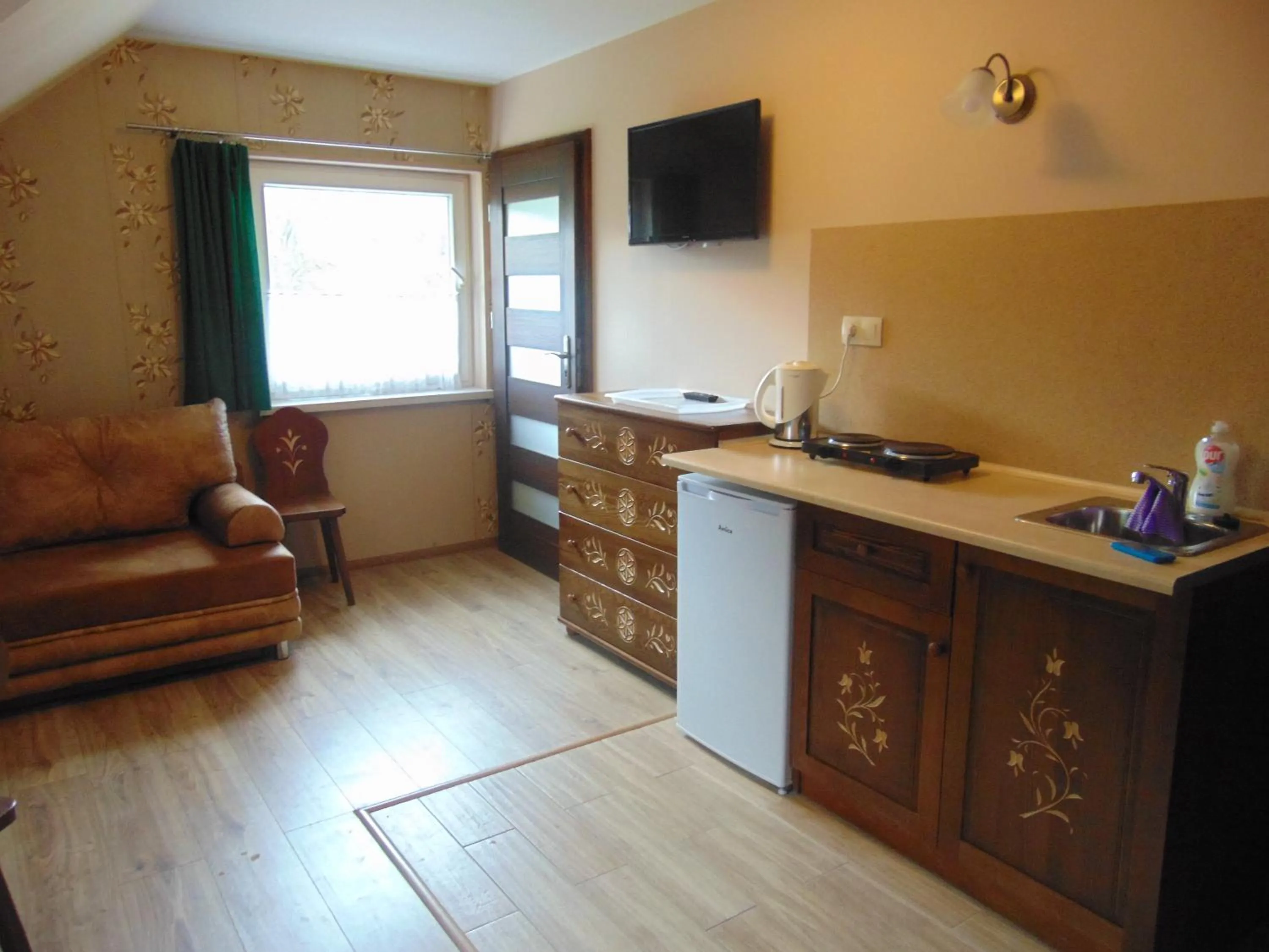 Kitchen or kitchenette in Gosciniec Pod Brzegiem