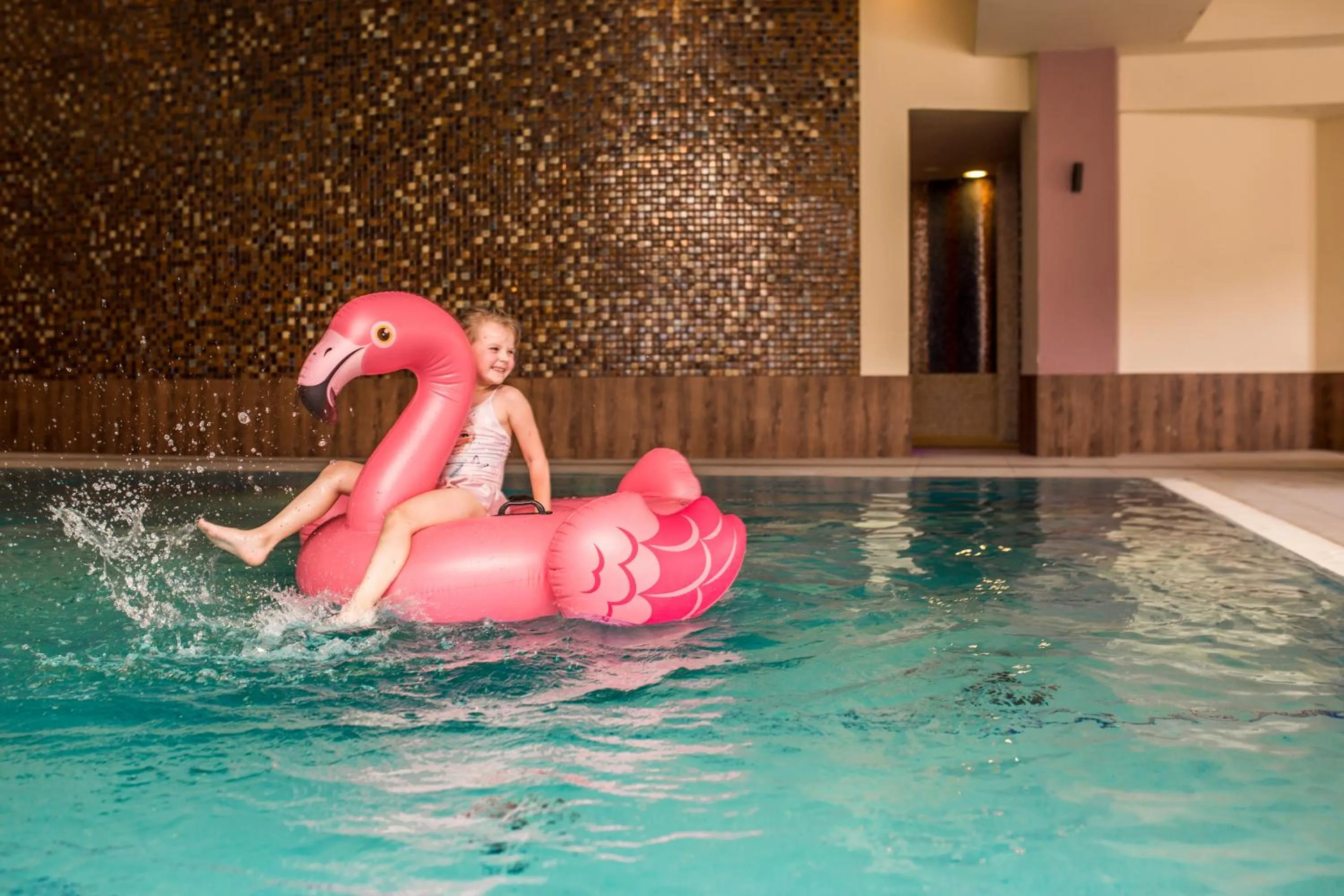 Pool view in Dosłońce Resort Wellness & Farm