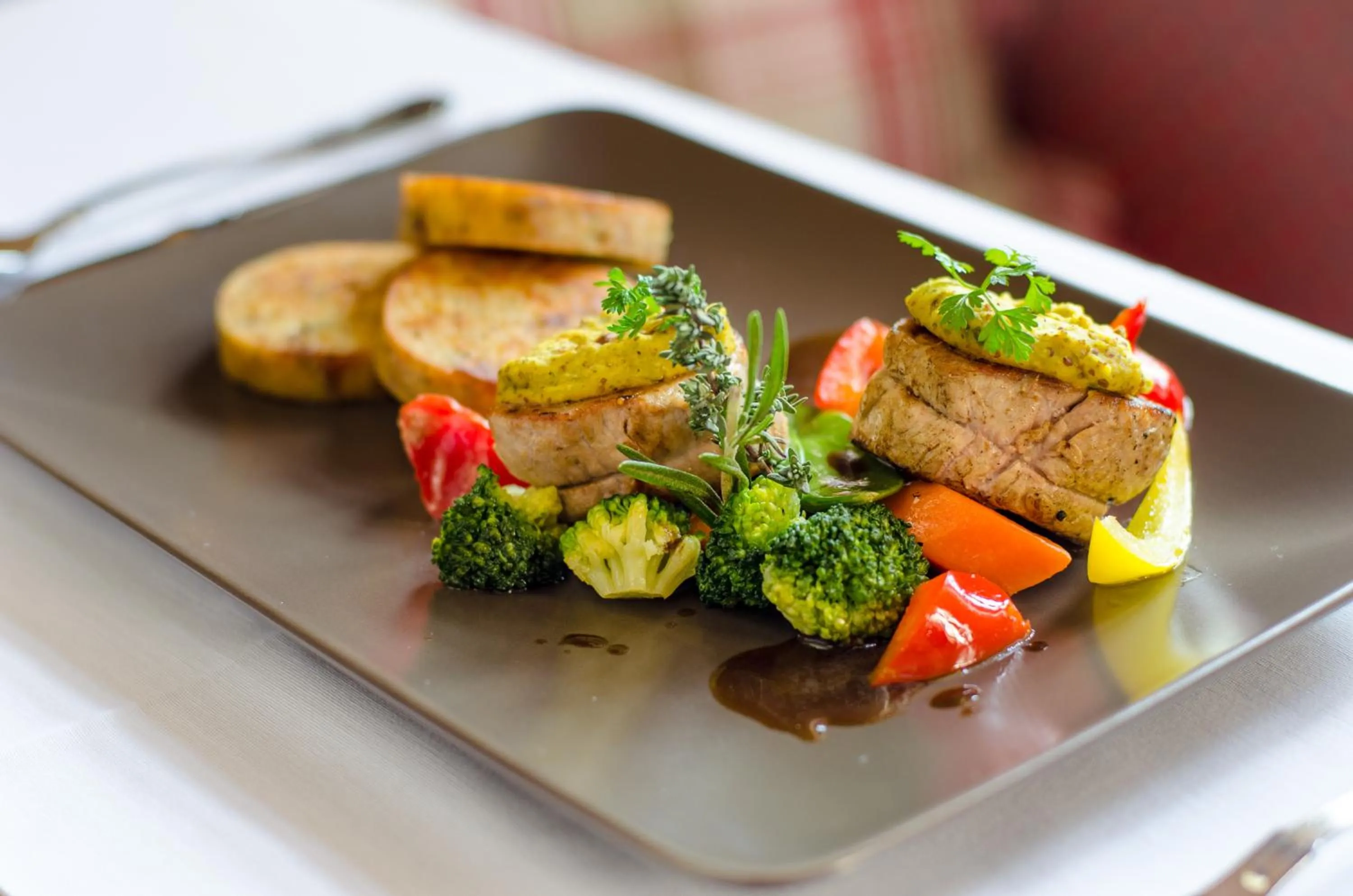 Food close-up in Landhotel - Hotel & Brauereigasthof Schneider