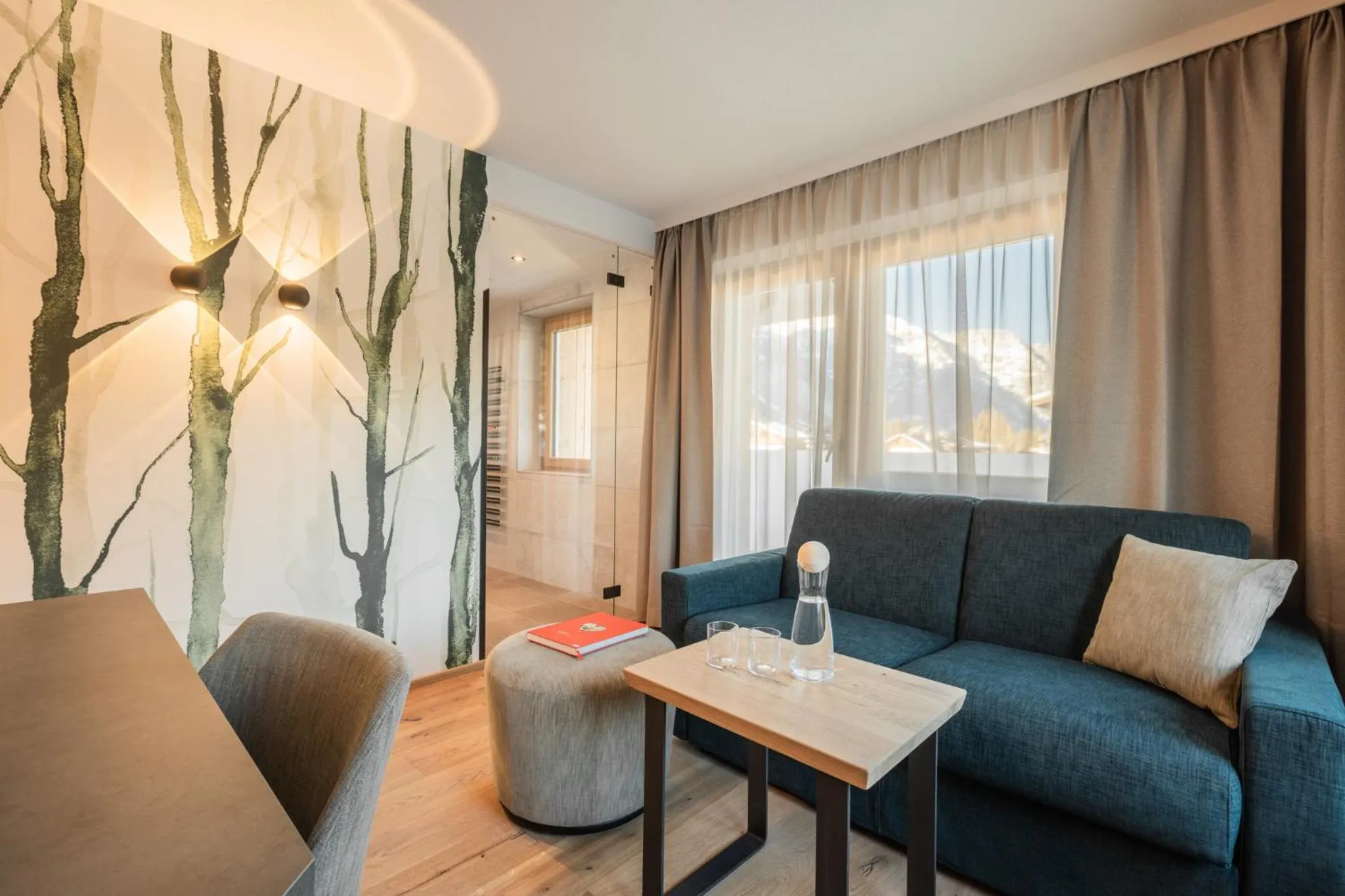 Living room in Biohotel Leutascherhof