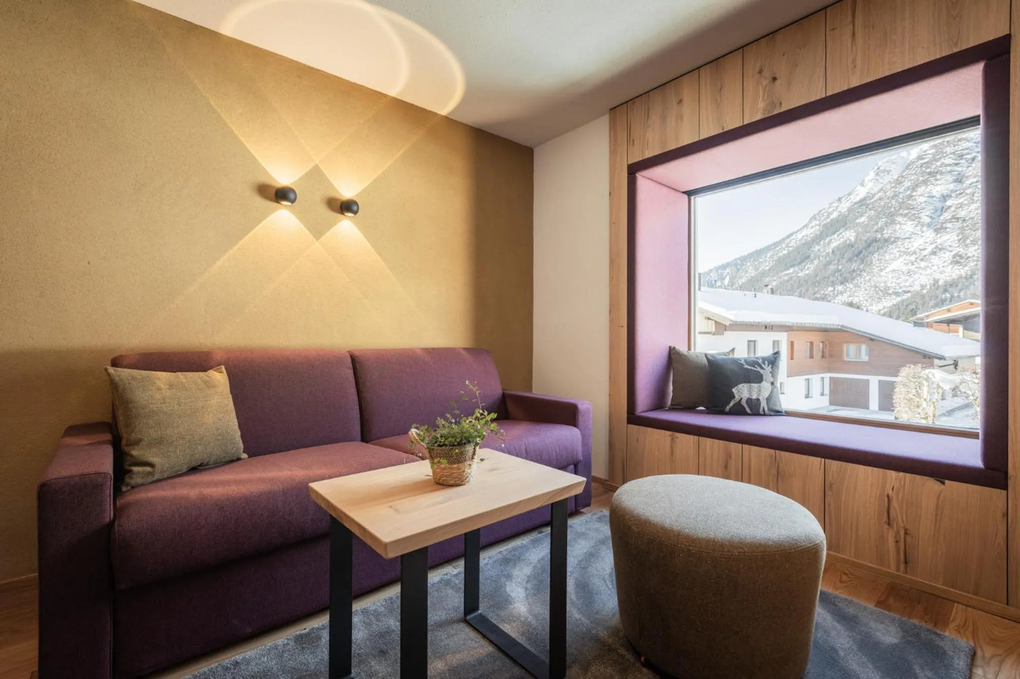 Living room in Biohotel Leutascherhof