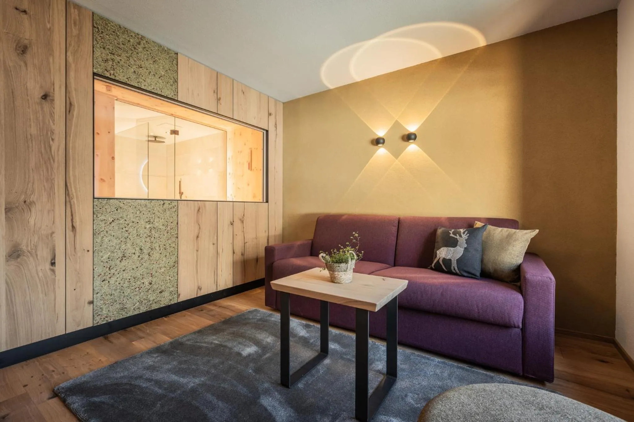 Living room in Biohotel Leutascherhof