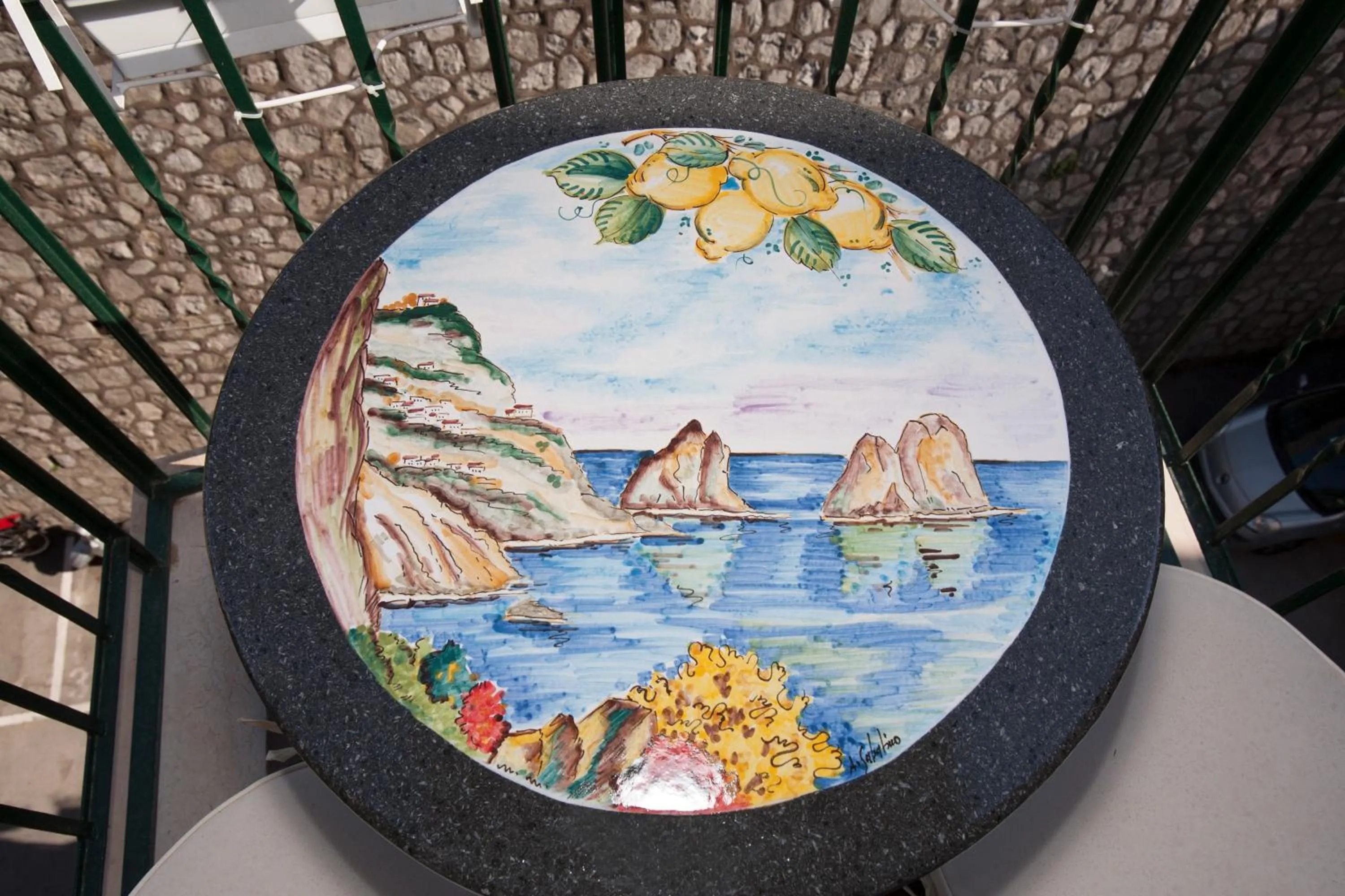 Decorative detail in Golfo Delle Sirene