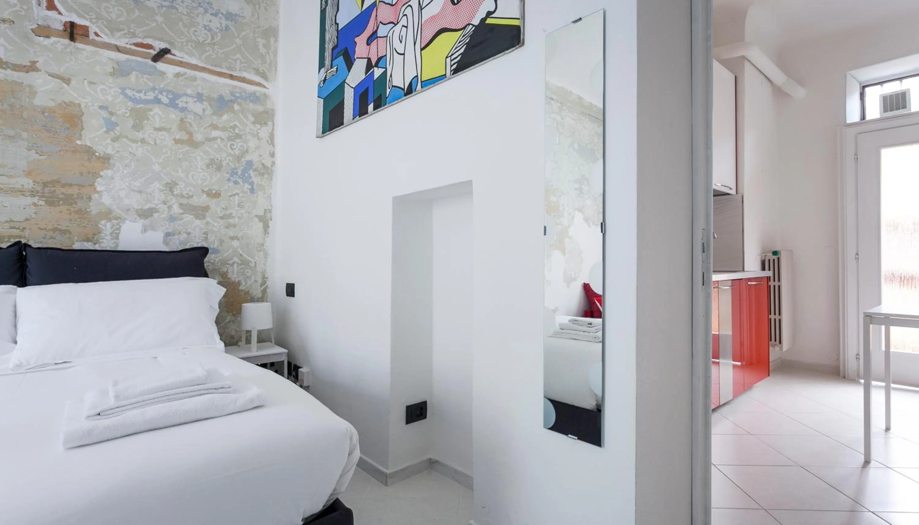 Bedroom, Bed in Italianway Easy - Lambertenghi 3