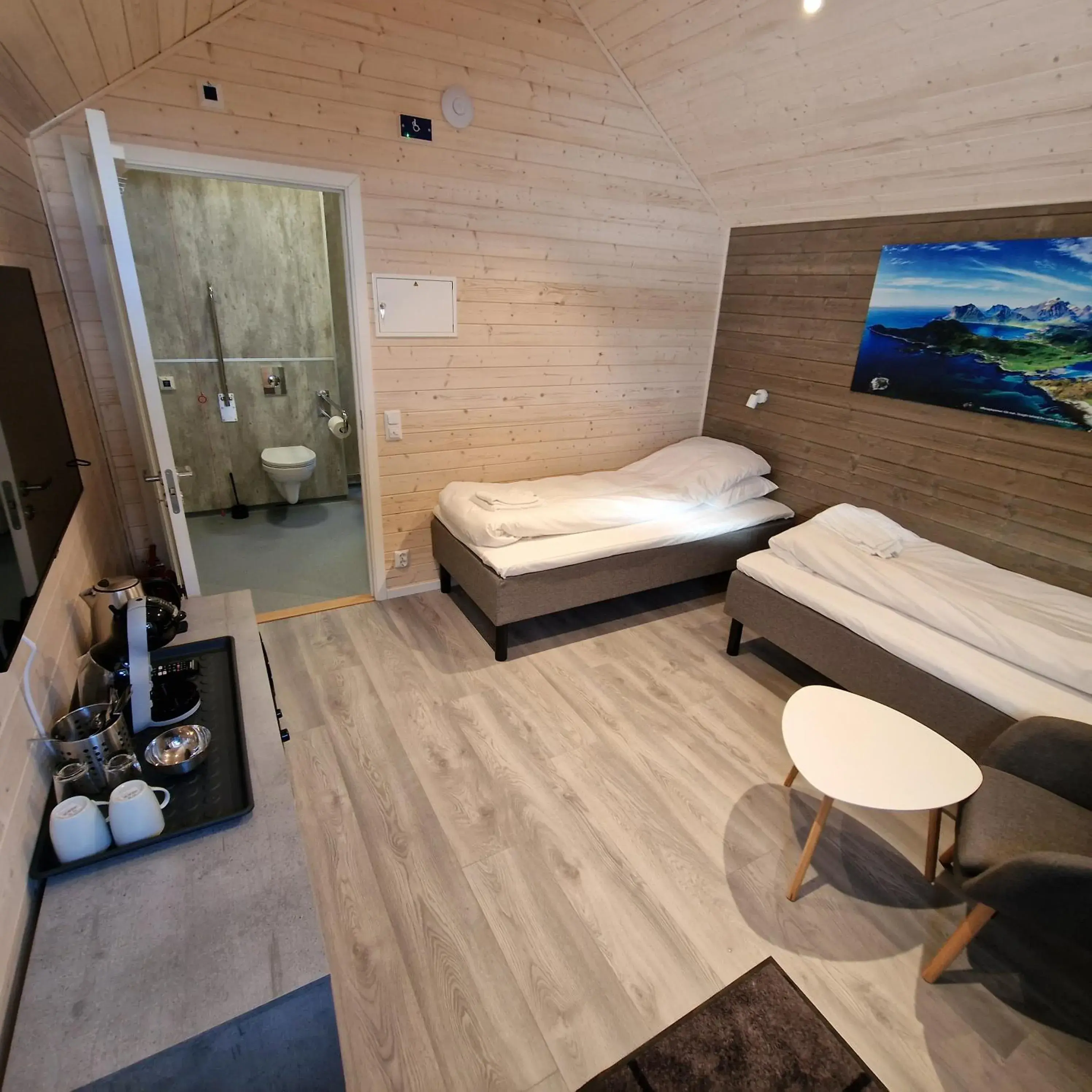 Standard Room Disability Access in Lofoten Basecamp Standard Room Disability Access in Lofoten Basecamp