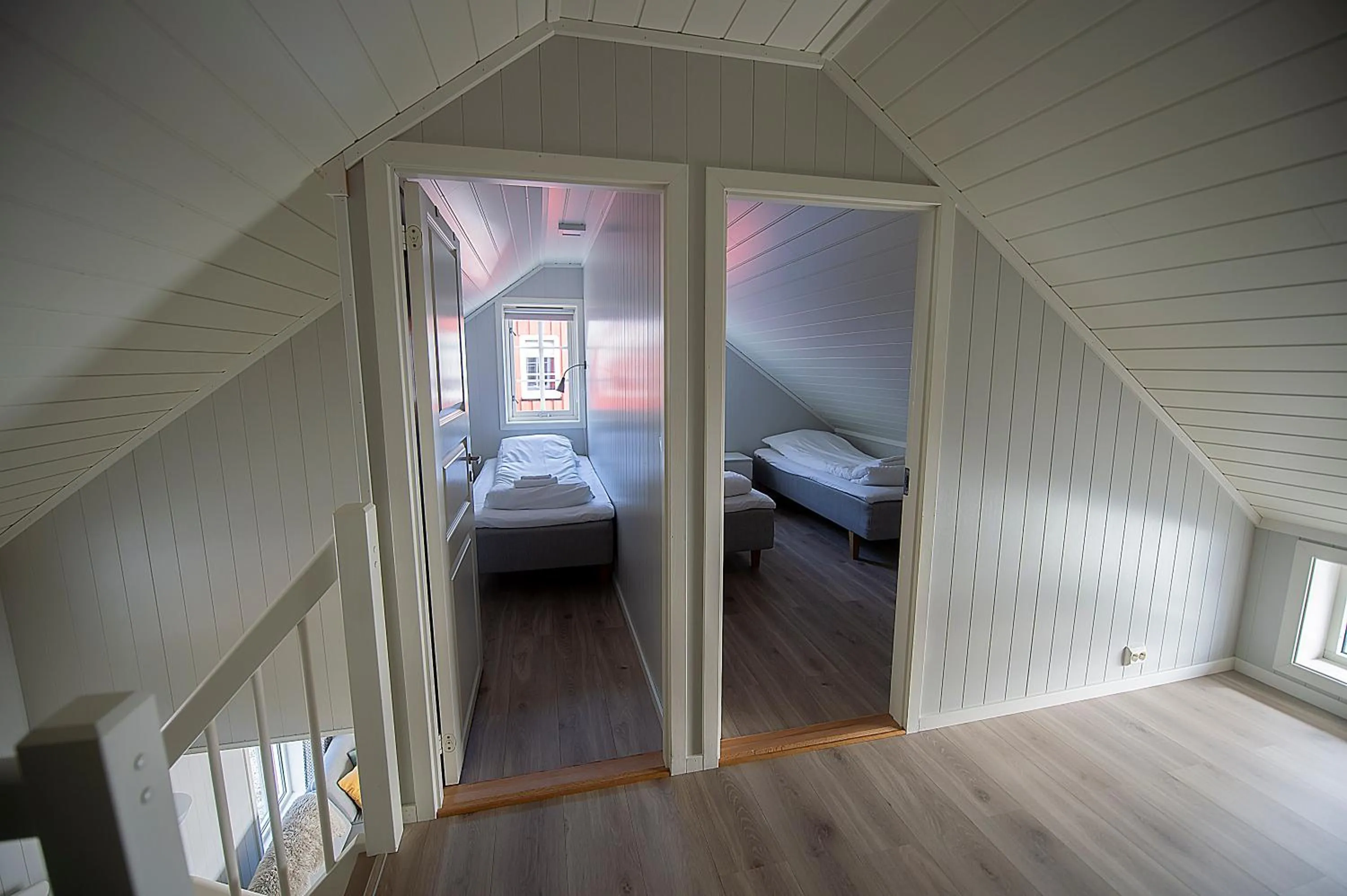 Bed in Lofoten Basecamp