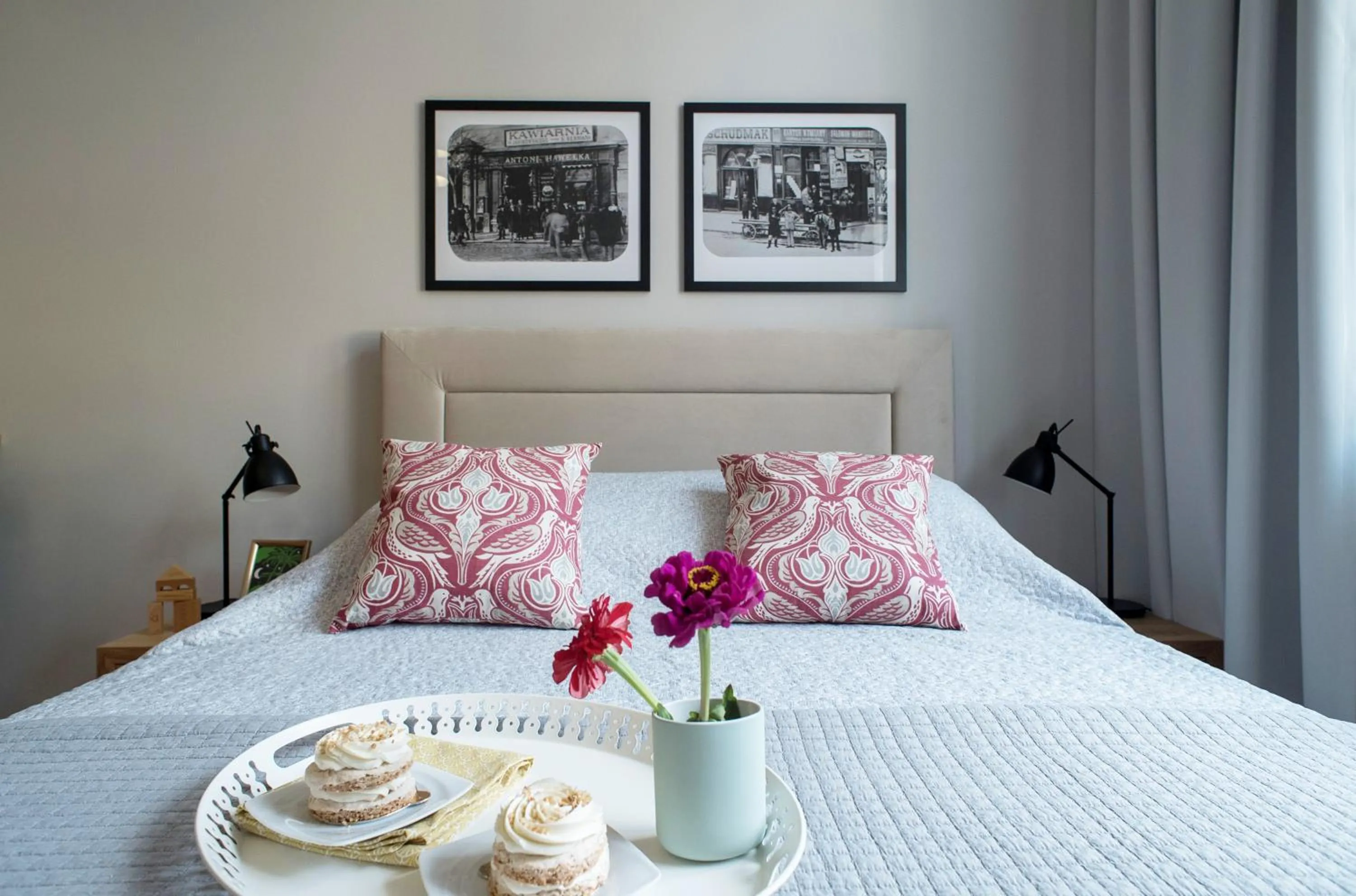 Bed in Belle Epoque Residence