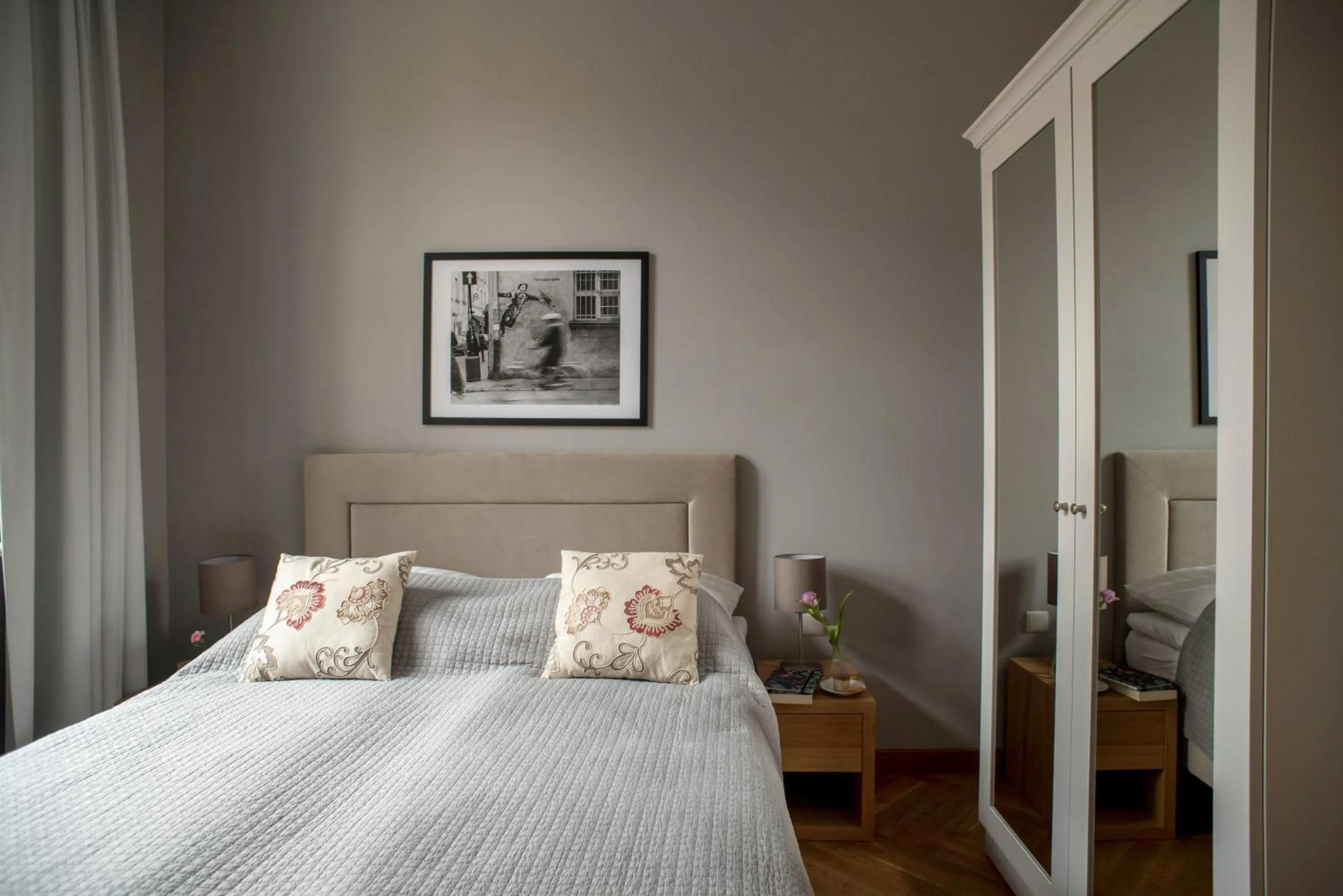 Bed in Belle Epoque Residence