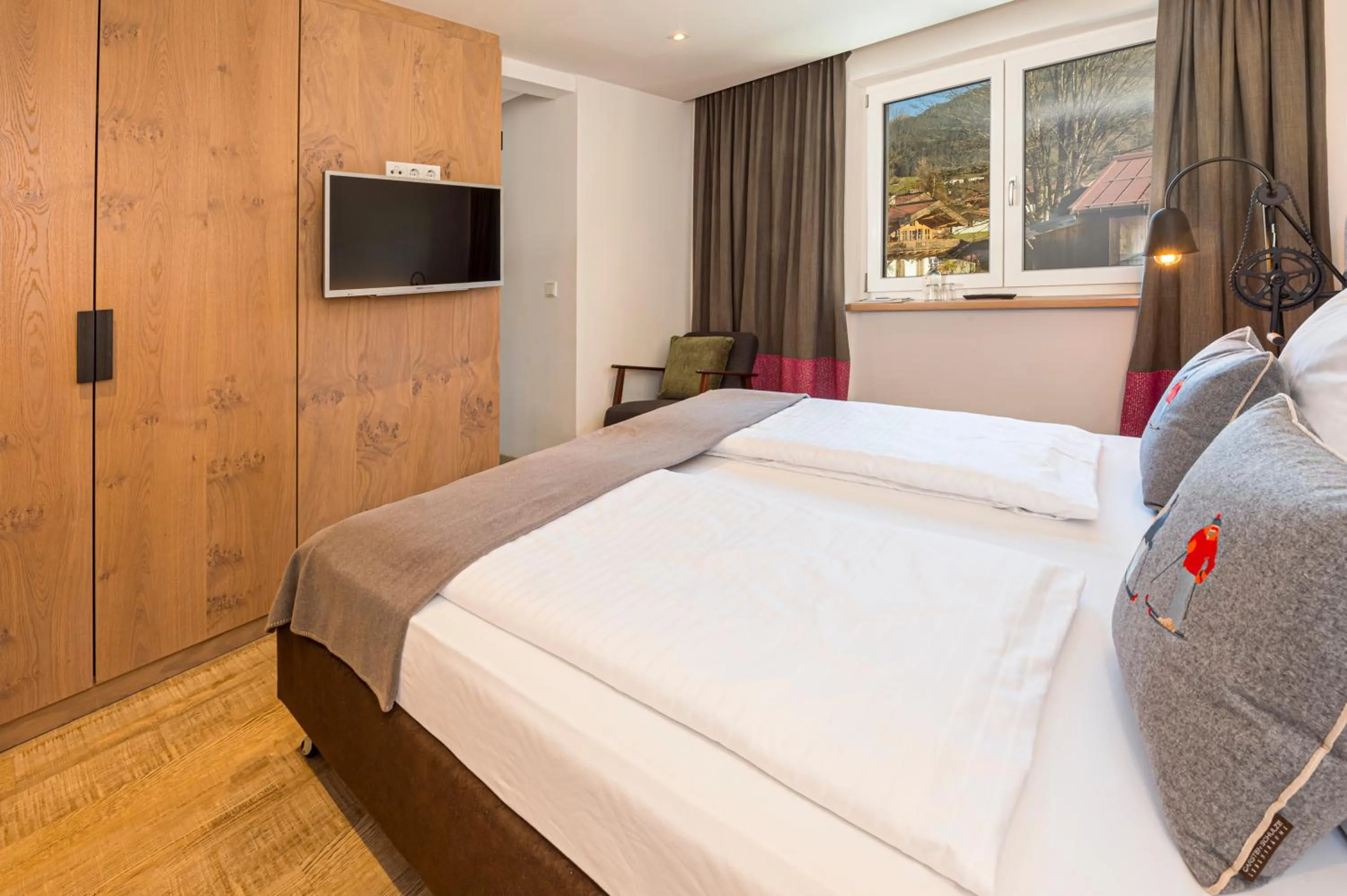 Photo of the whole room, Bed in Lifesport Hotel Hechenmoos