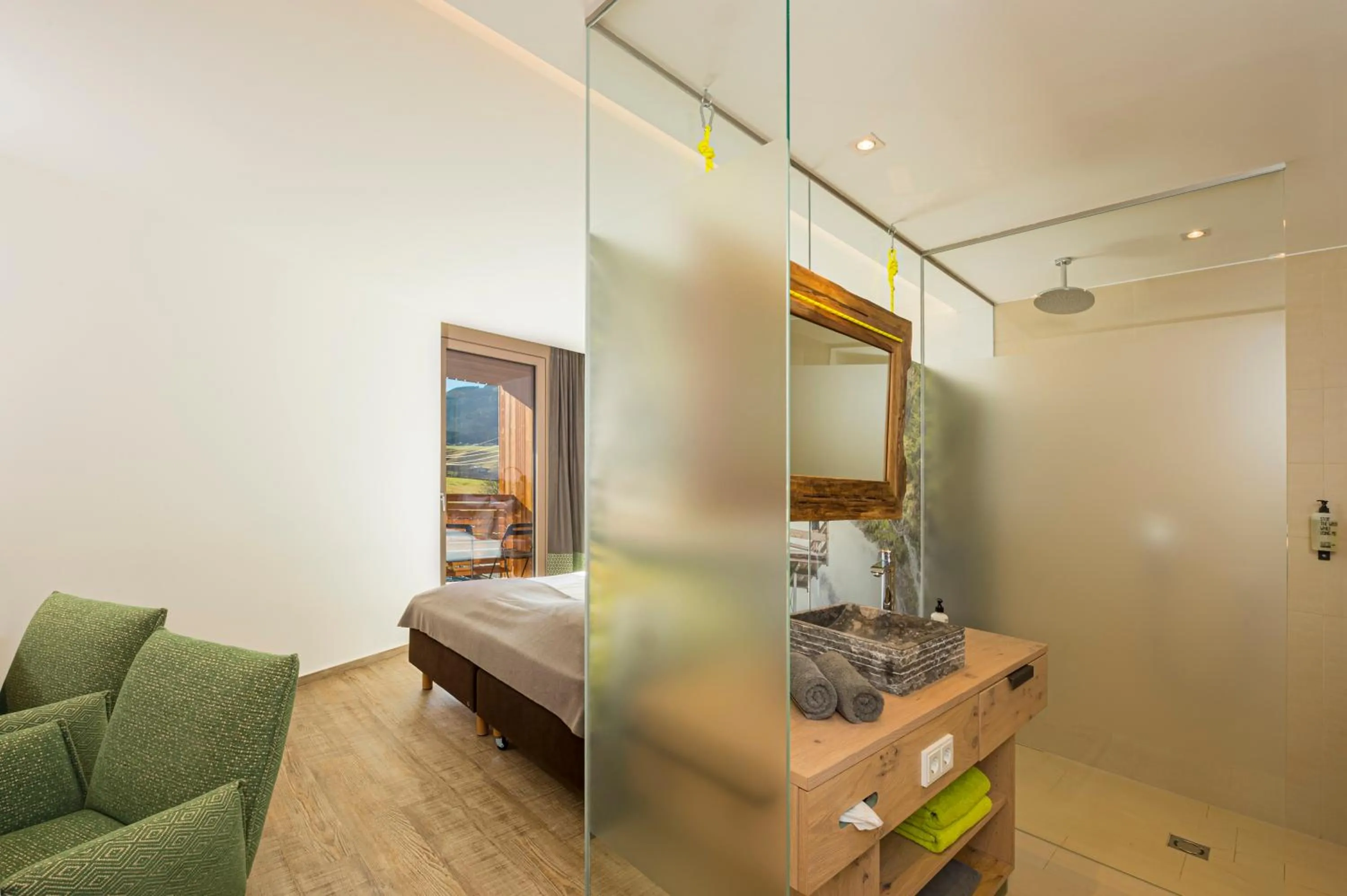 Photo of the whole room, Bed in Lifesport Hotel Hechenmoos