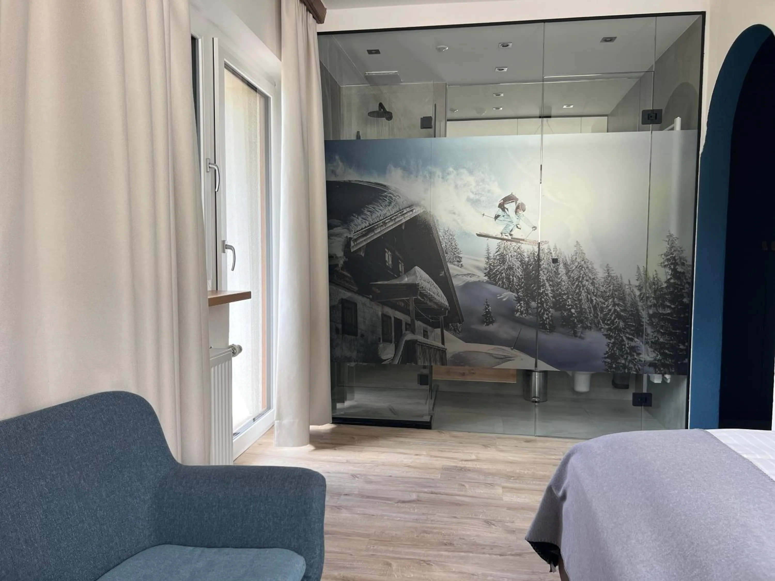 Photo of the whole room, Bed in Lifesport Hotel Hechenmoos