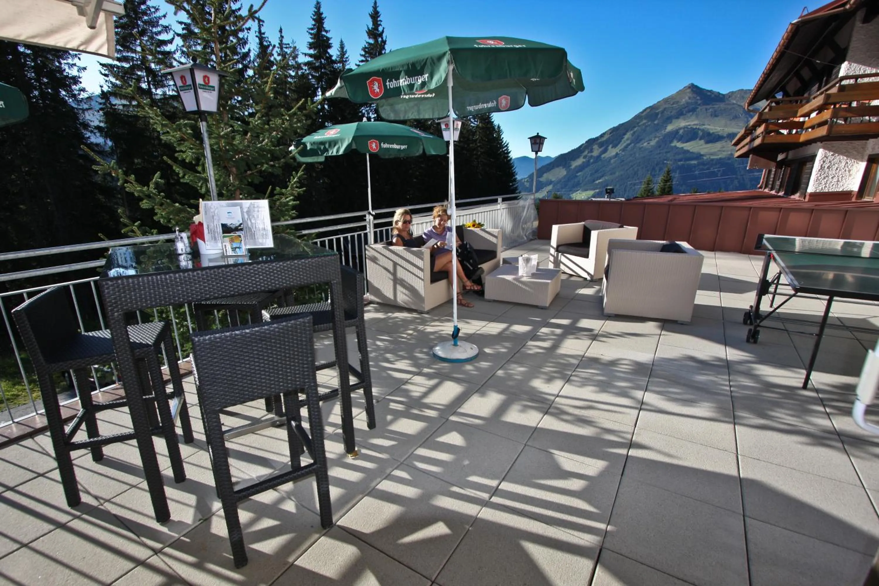 Balcony/Terrace in T3 Alpenhotel Garfrescha