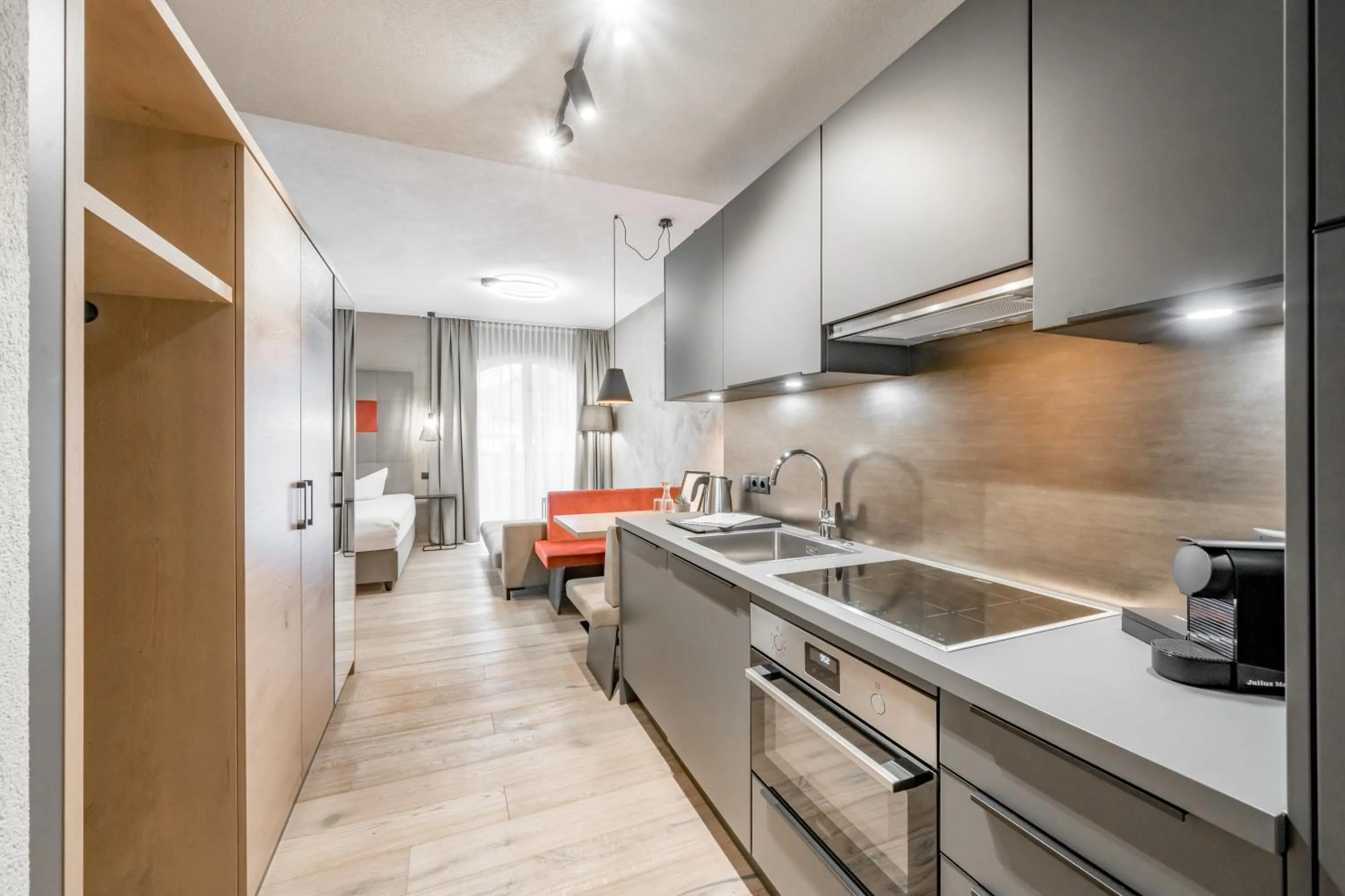 Kitchen or kitchenette in Appartements Perberschlager