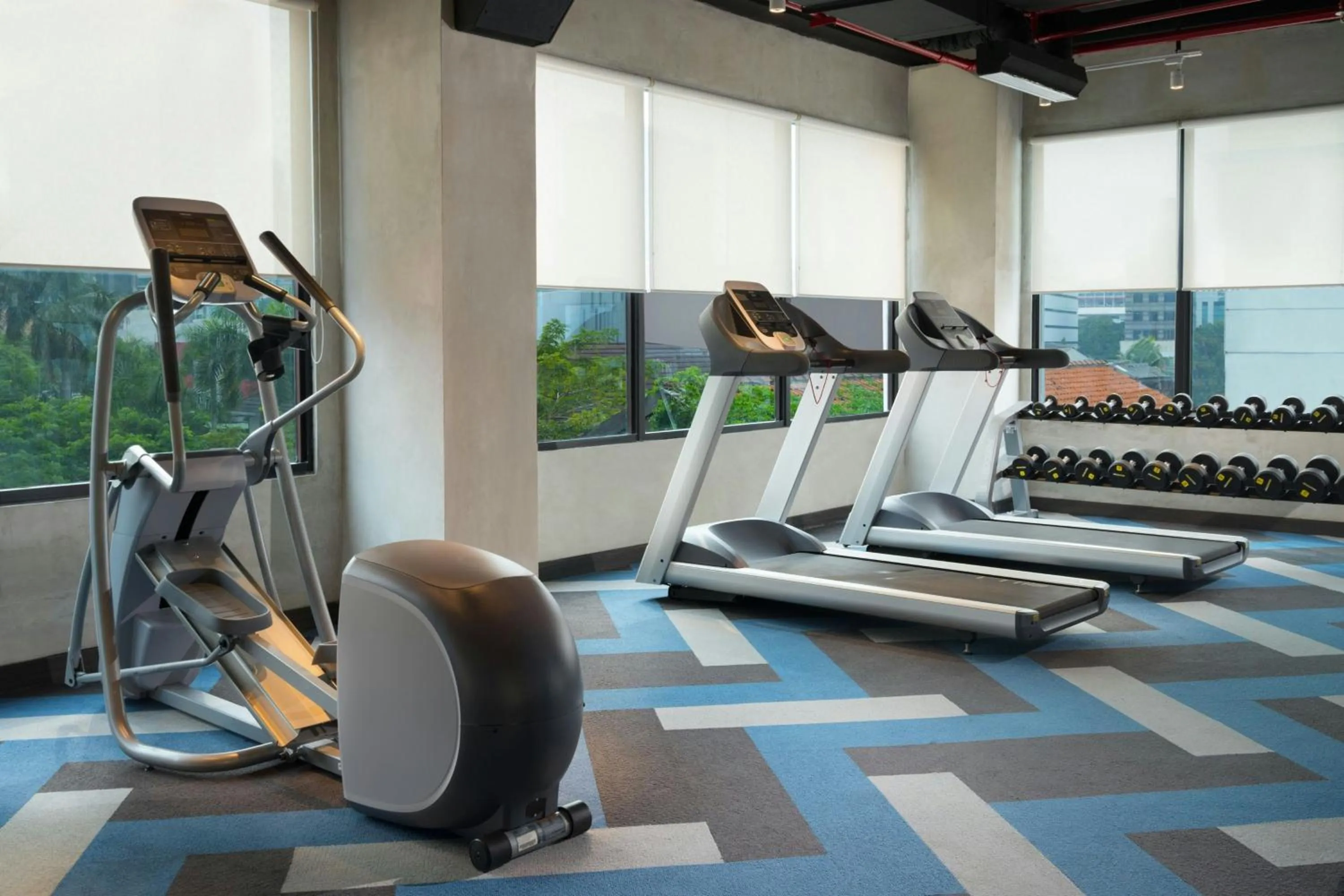 Fitness centre/facilities in Aloft Jakarta Wahid Hasyim
