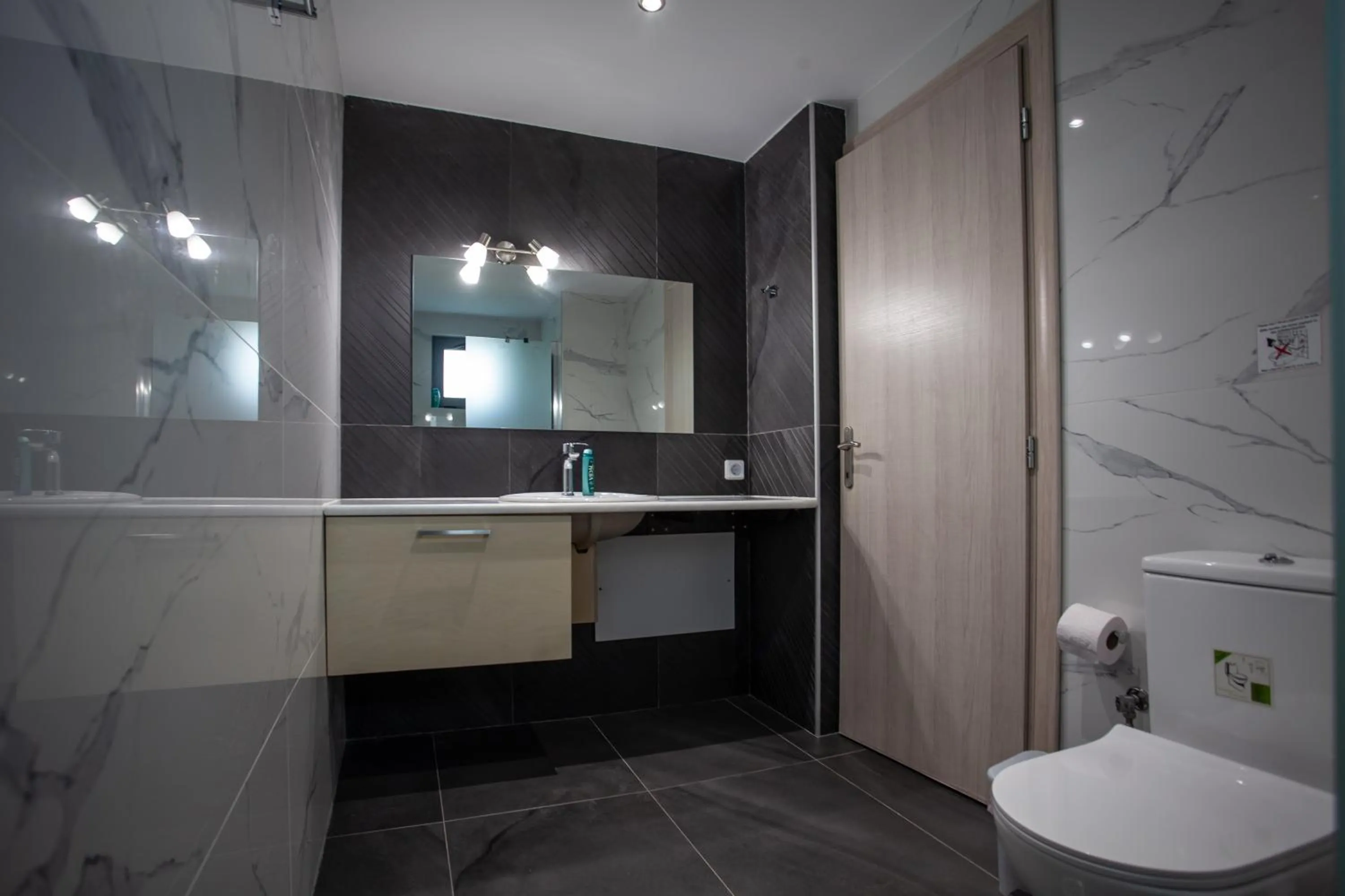 Shower in Gold Apartments