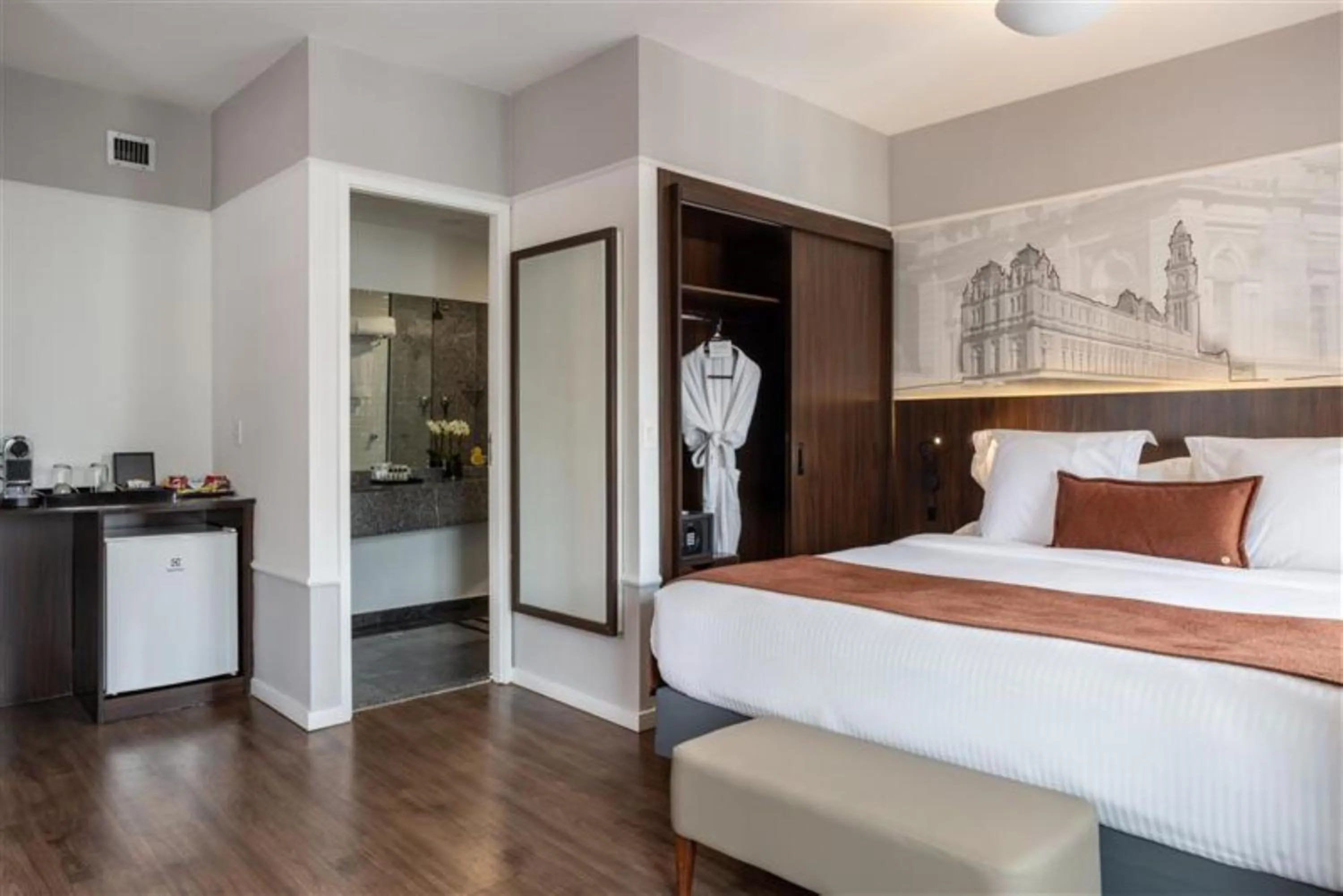 Bed in Blue Tree Premium Paulista