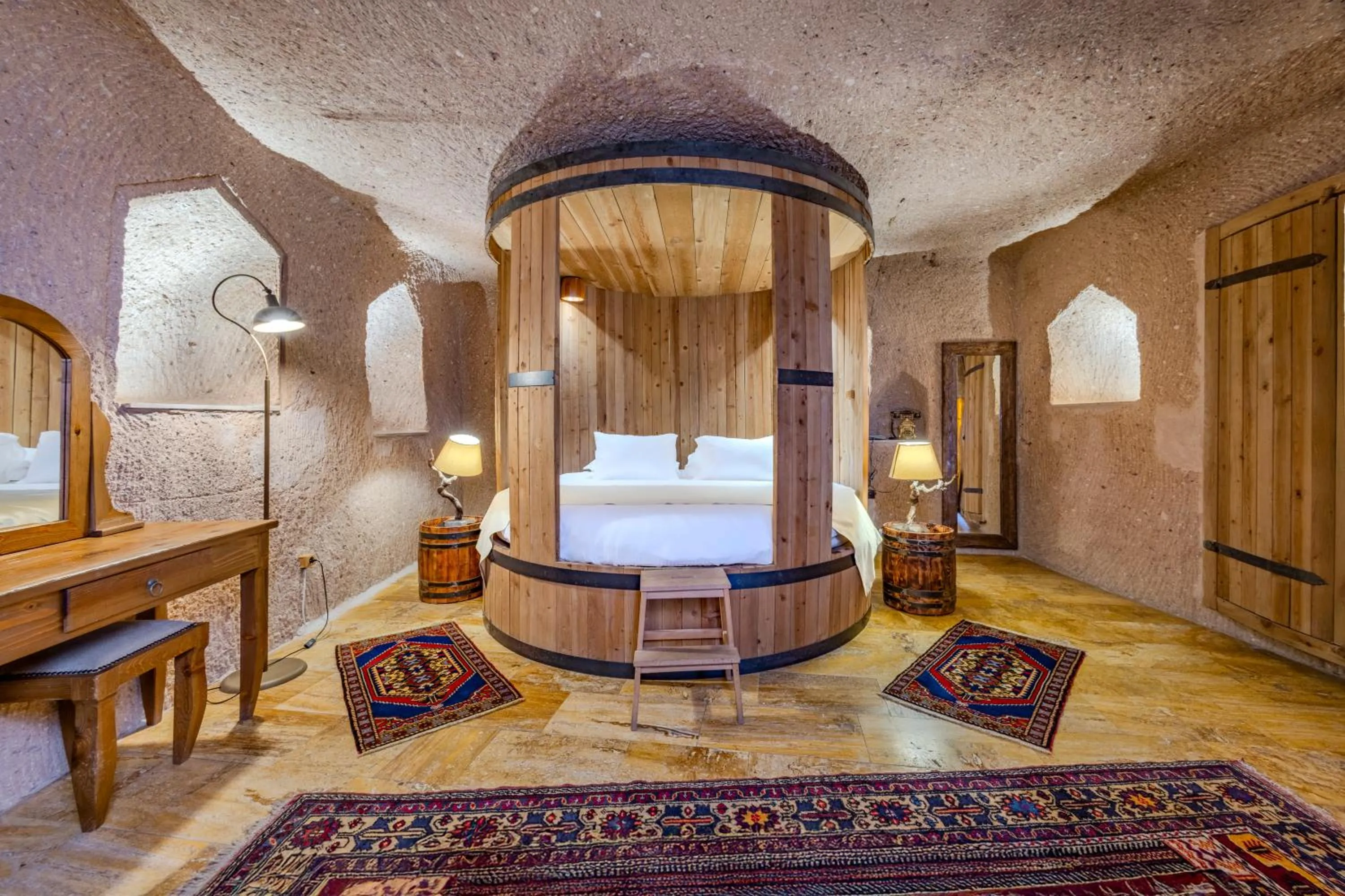 Bed in Eyes Of Cappadocia Cave Hotel