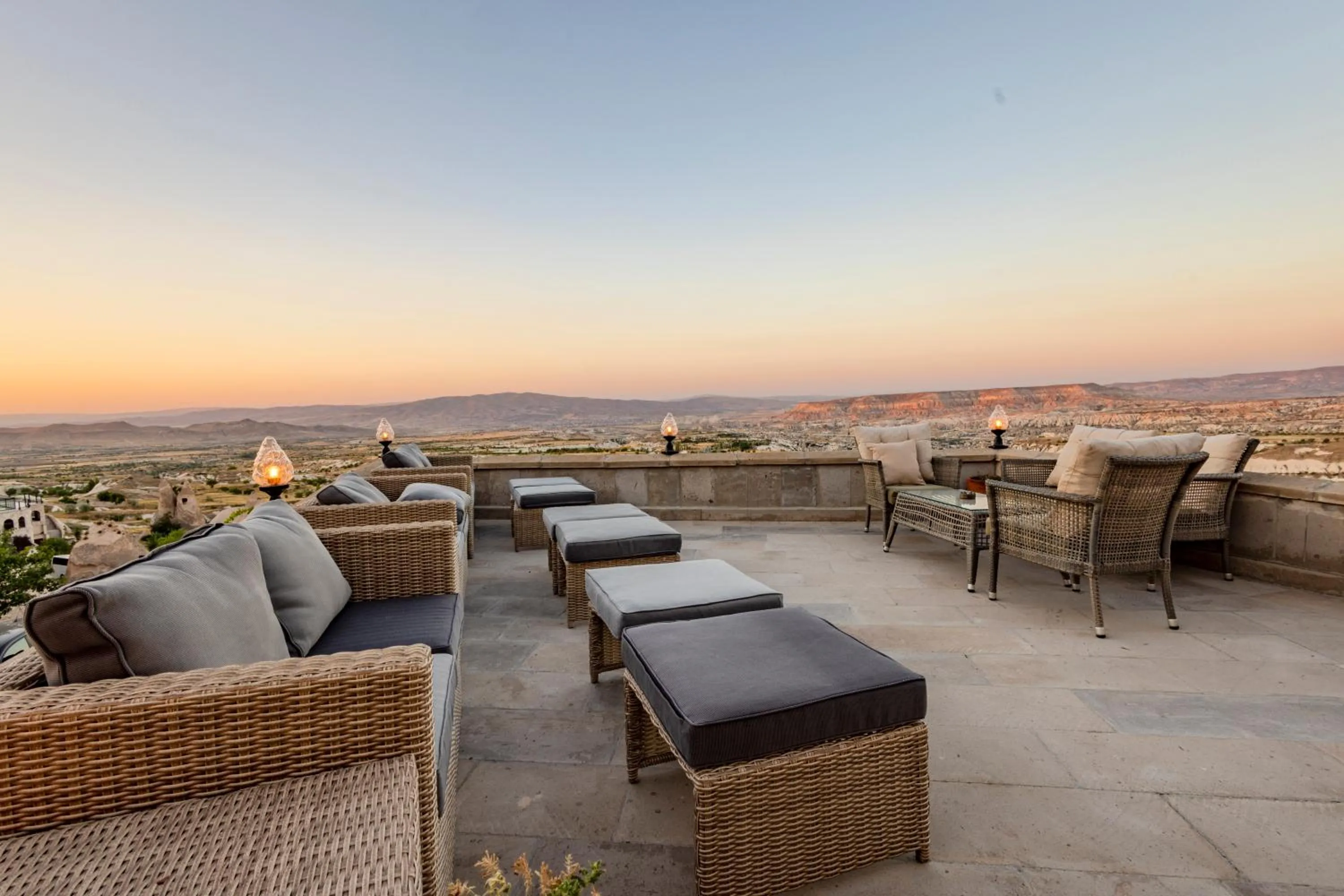 Patio in Eyes Of Cappadocia Cave Hotel
