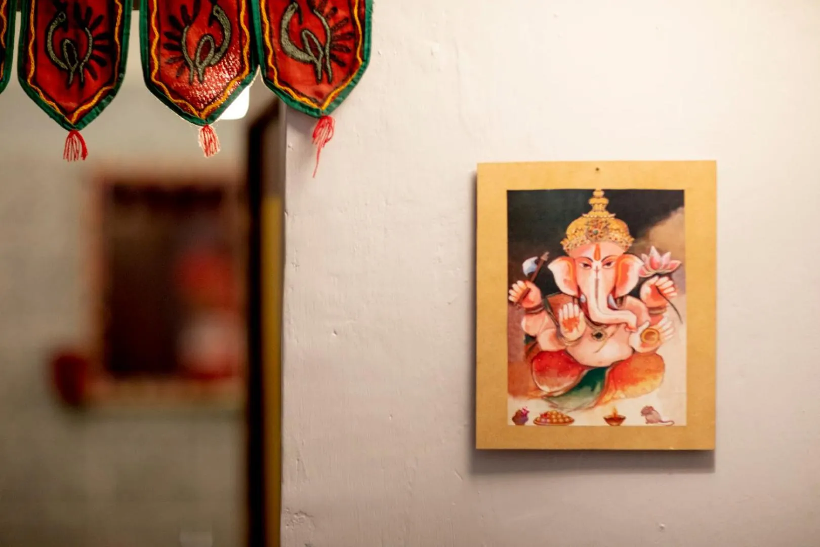 Decorative detail in Le Cisterne B&B