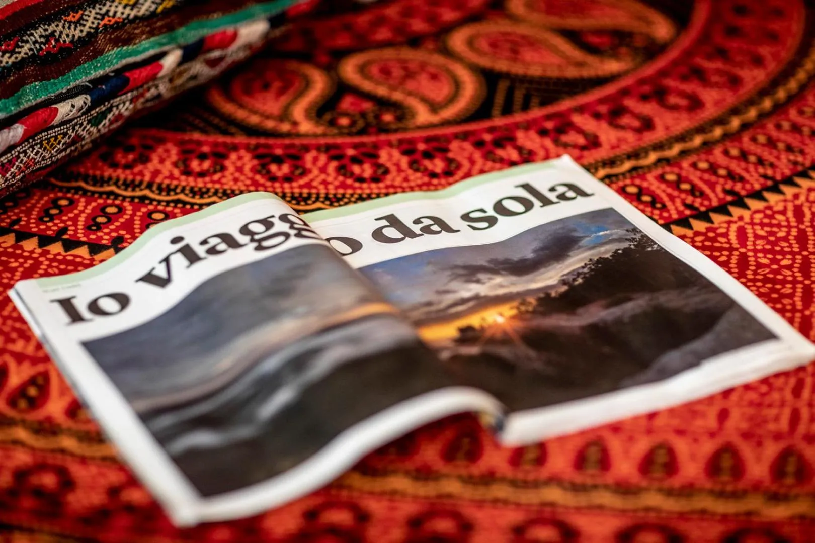 Decorative detail in Le Cisterne B&B