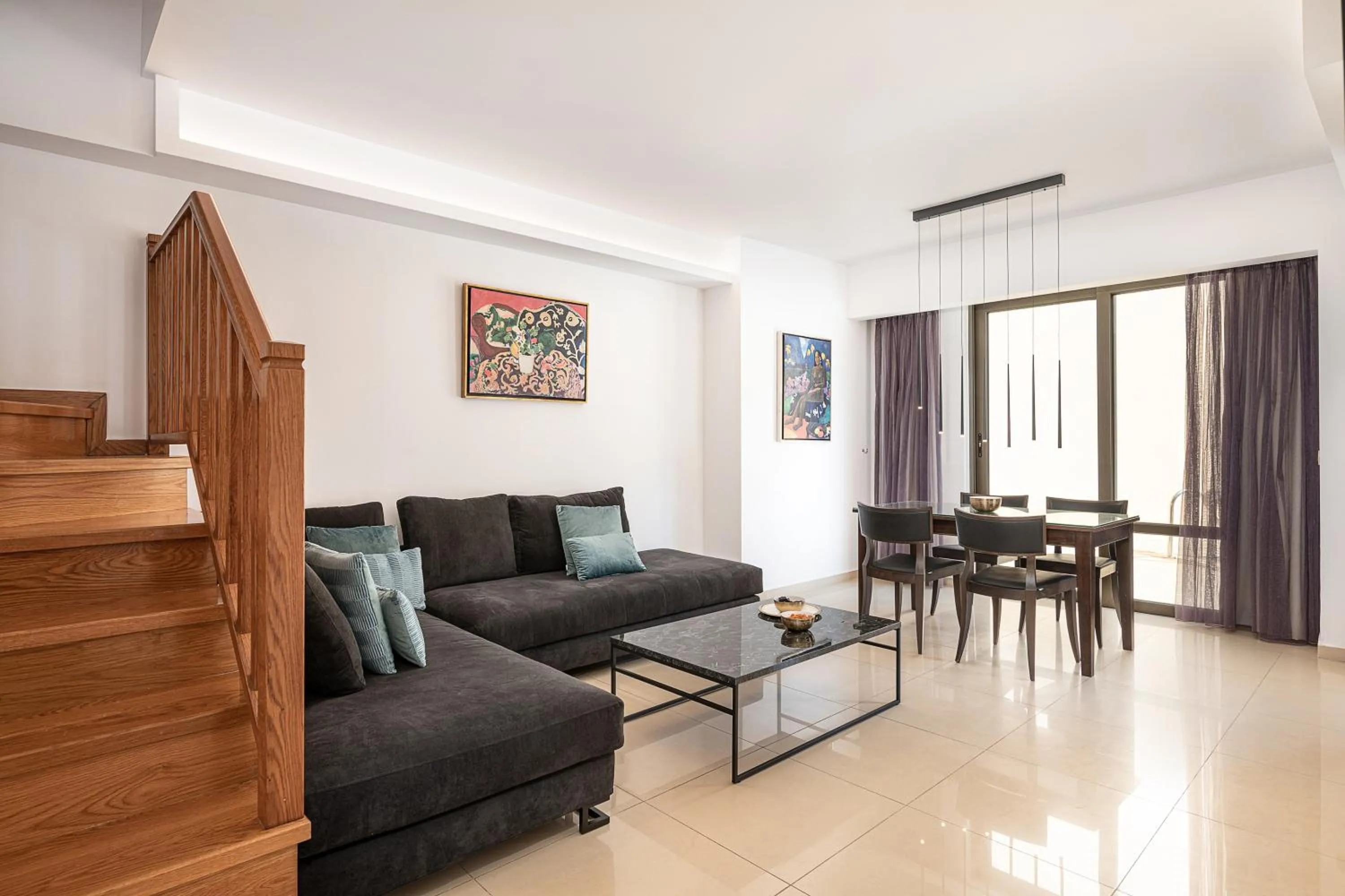 Living room in Porto Platanias Beach Resort & Spa