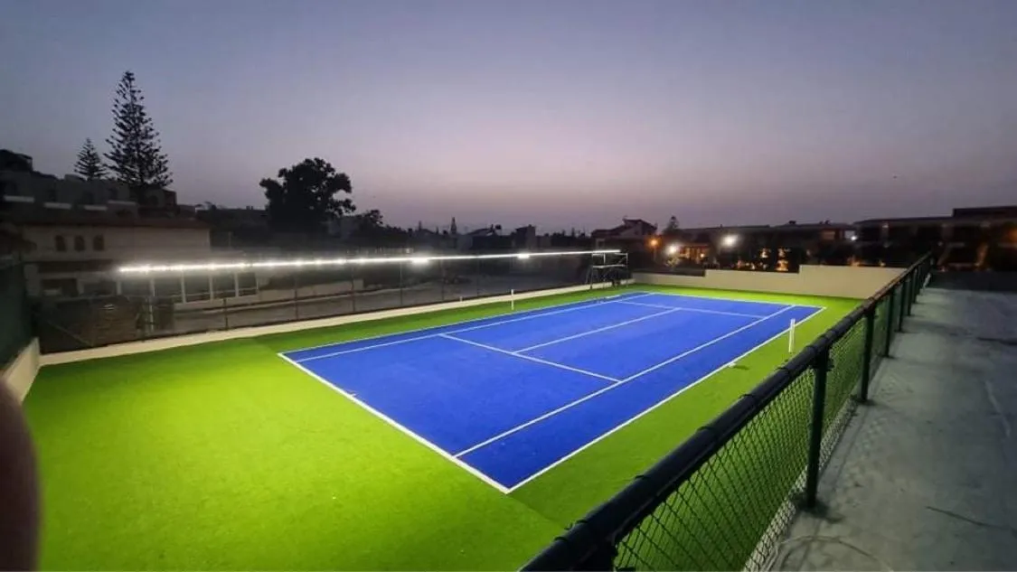 Tennis court in Porto Platanias Beach Resort & Spa