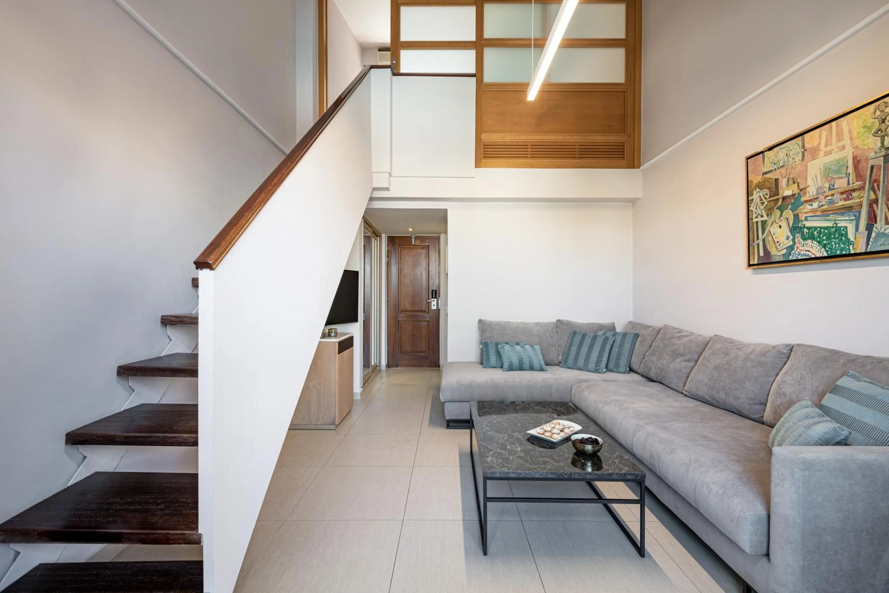 Living room in Porto Platanias Beach Resort & Spa