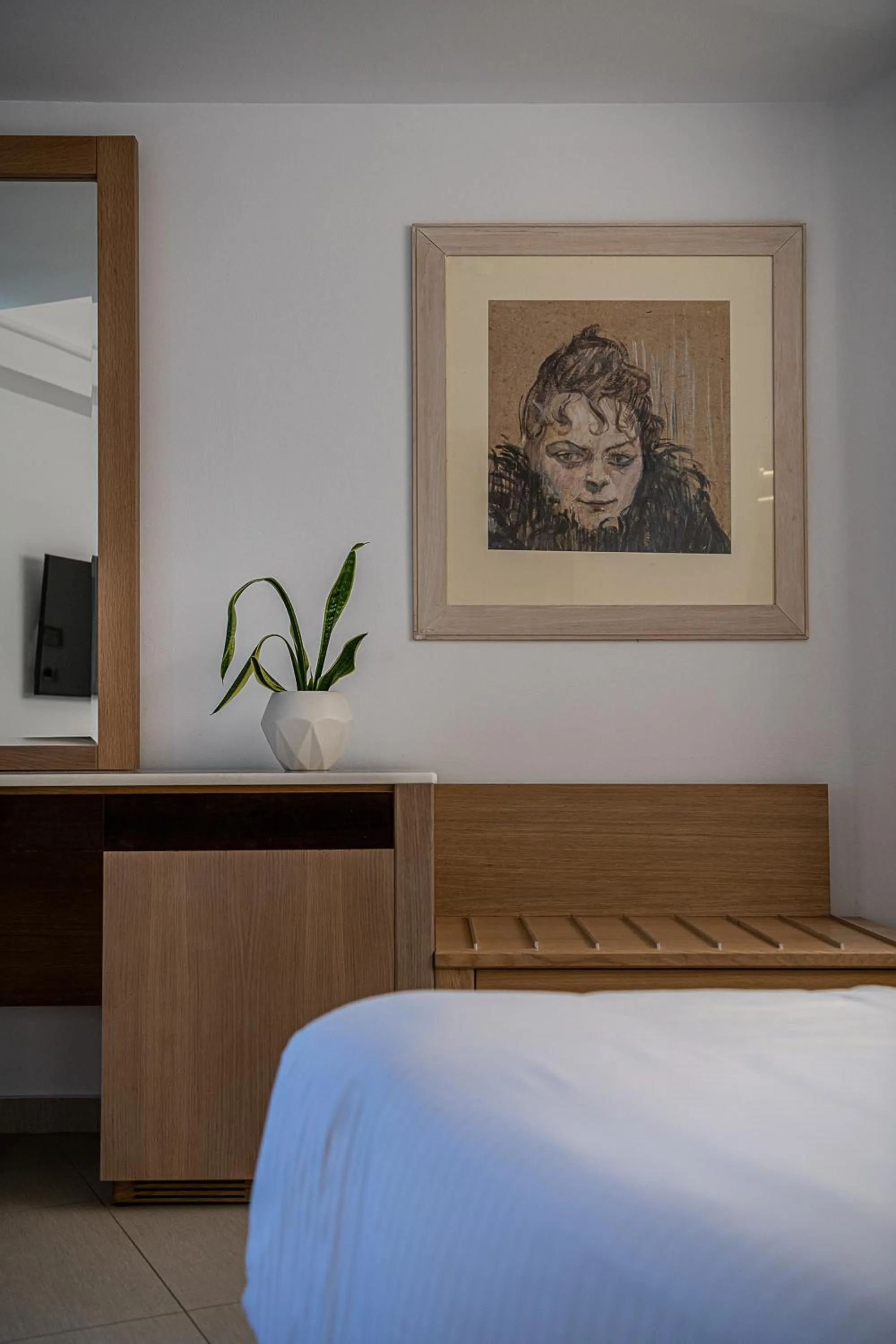 Decorative detail, Bed in Porto Platanias Beach Resort & Spa