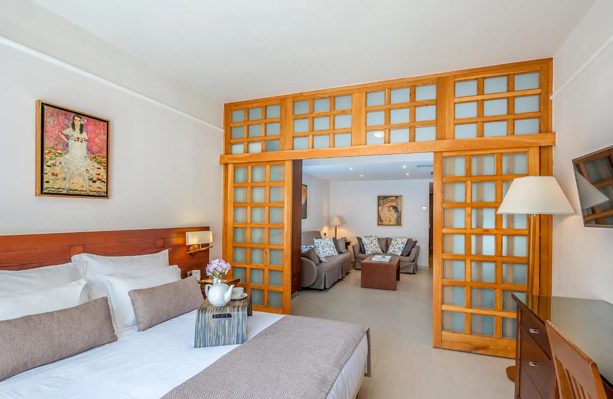 Bed in Porto Platanias Beach Resort & Spa
