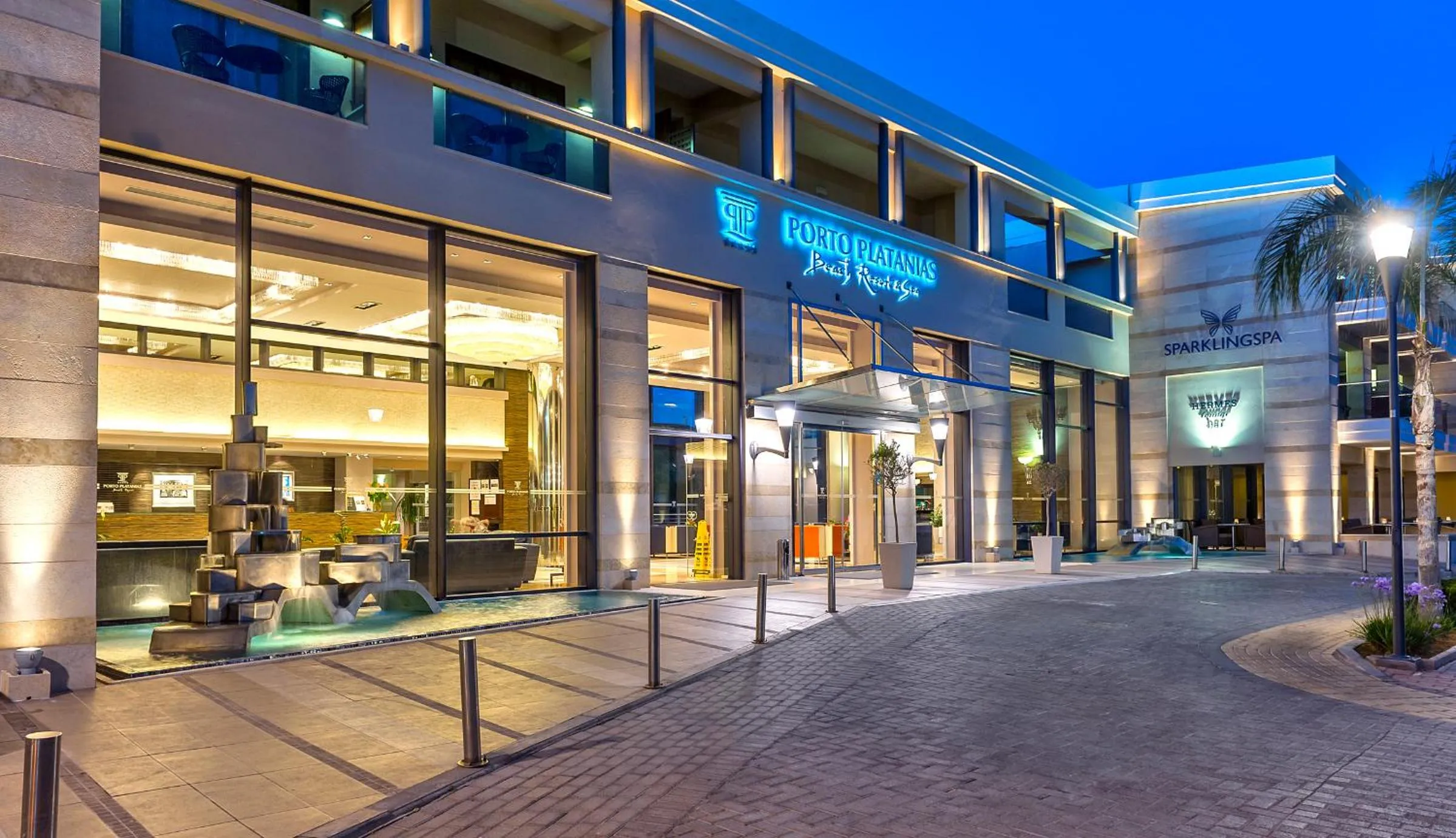Facade/entrance in Porto Platanias Beach Resort & Spa