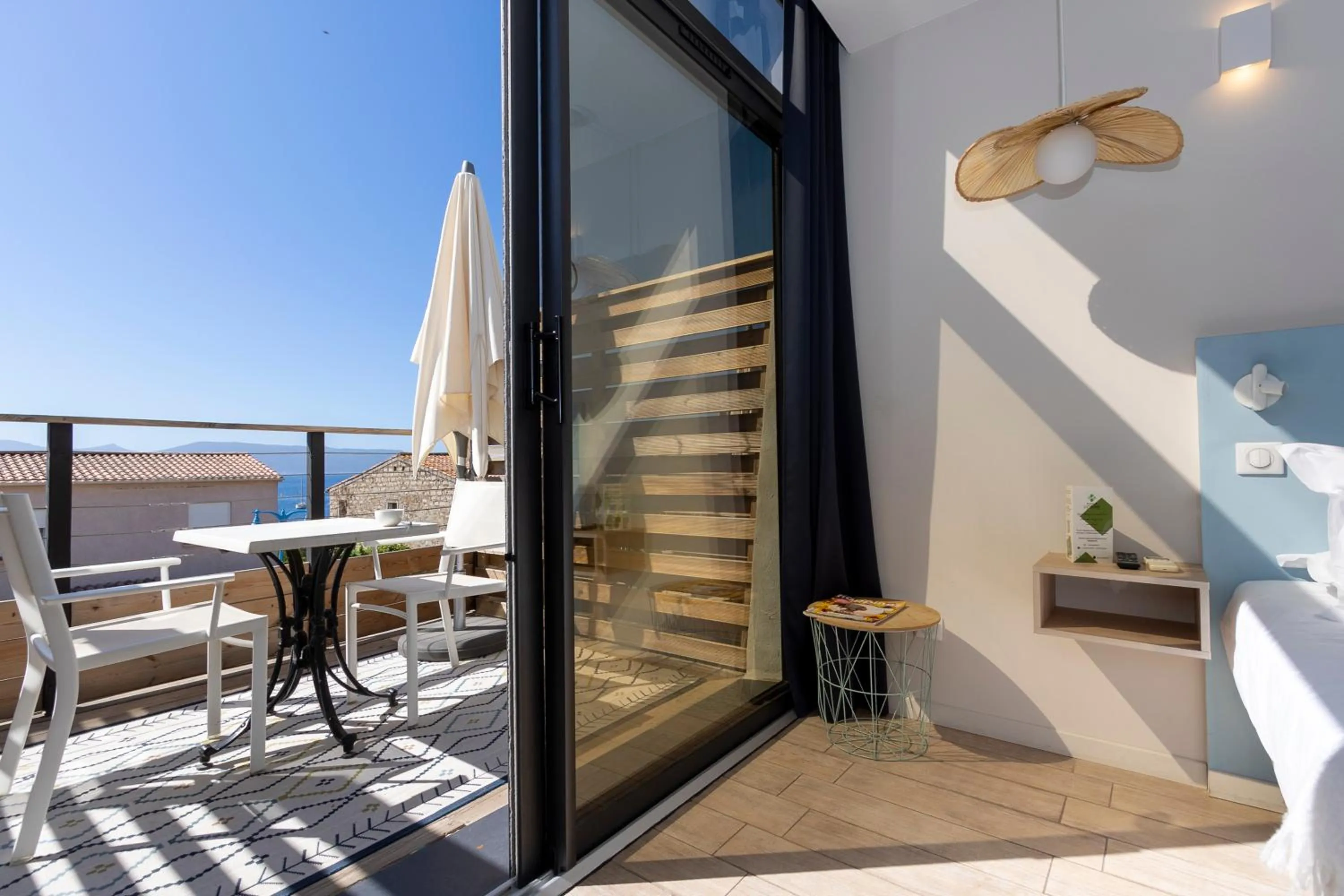 Balcony/Terrace in Auberge Kallisté - Eco Label