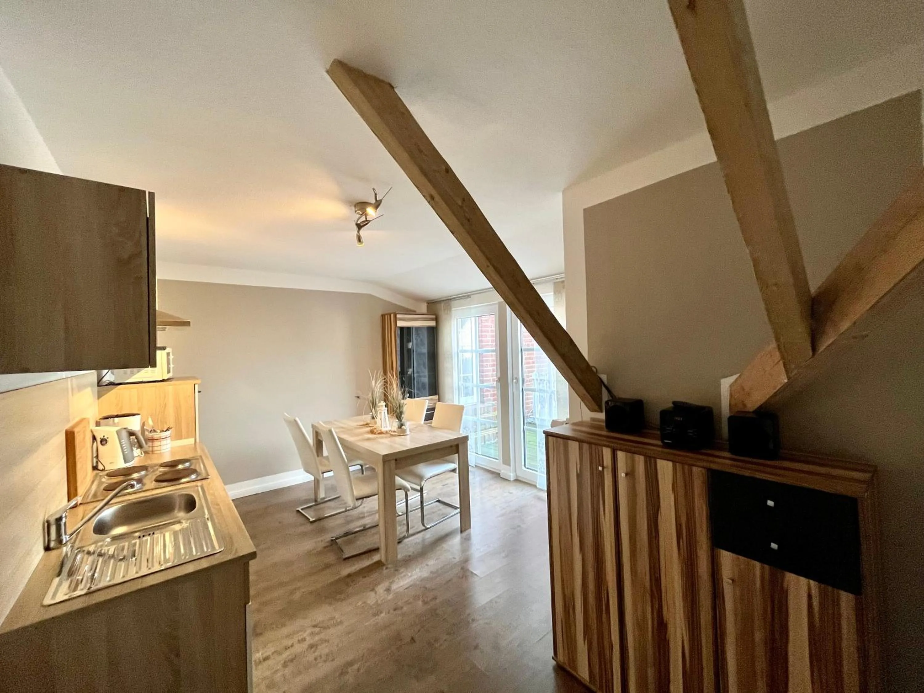 Kitchen or kitchenette in Landhotel Esen