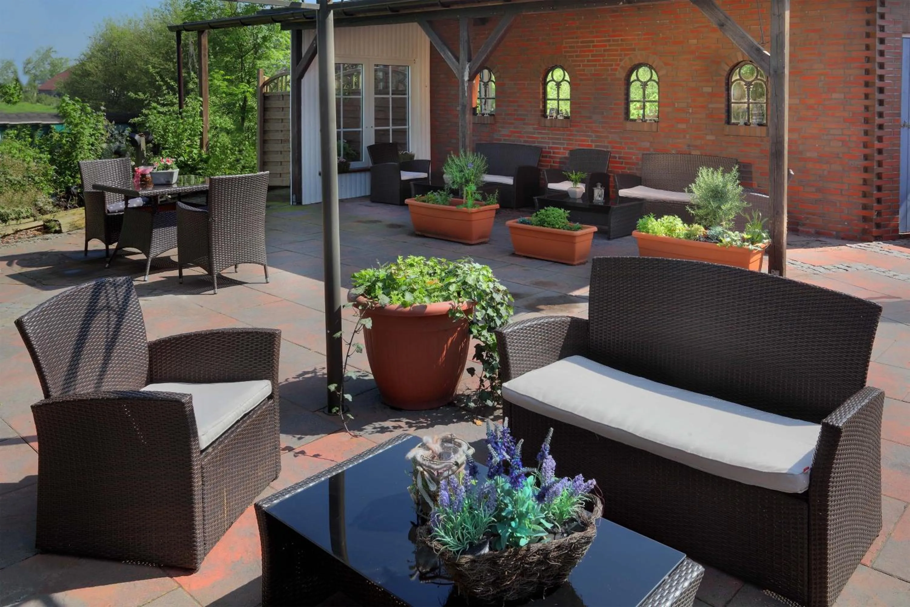 Patio in Landhotel Esen