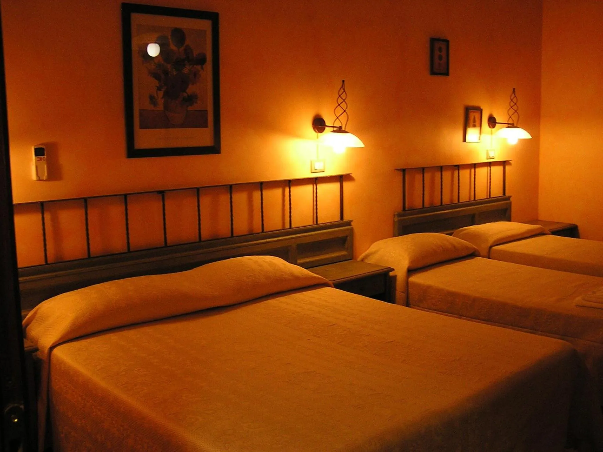 Bed in Hotel Mistral