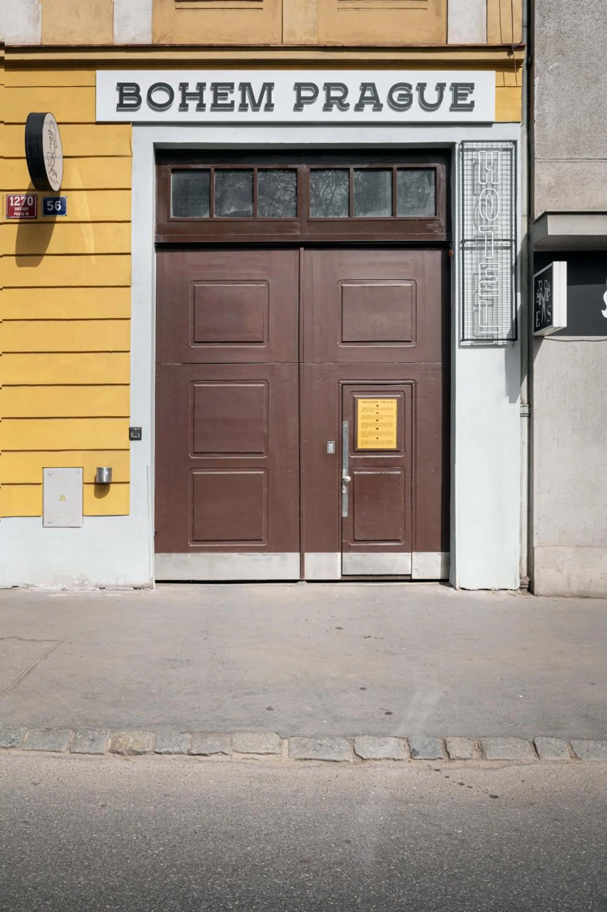 Facade/entrance in Bohem Prague Hotel