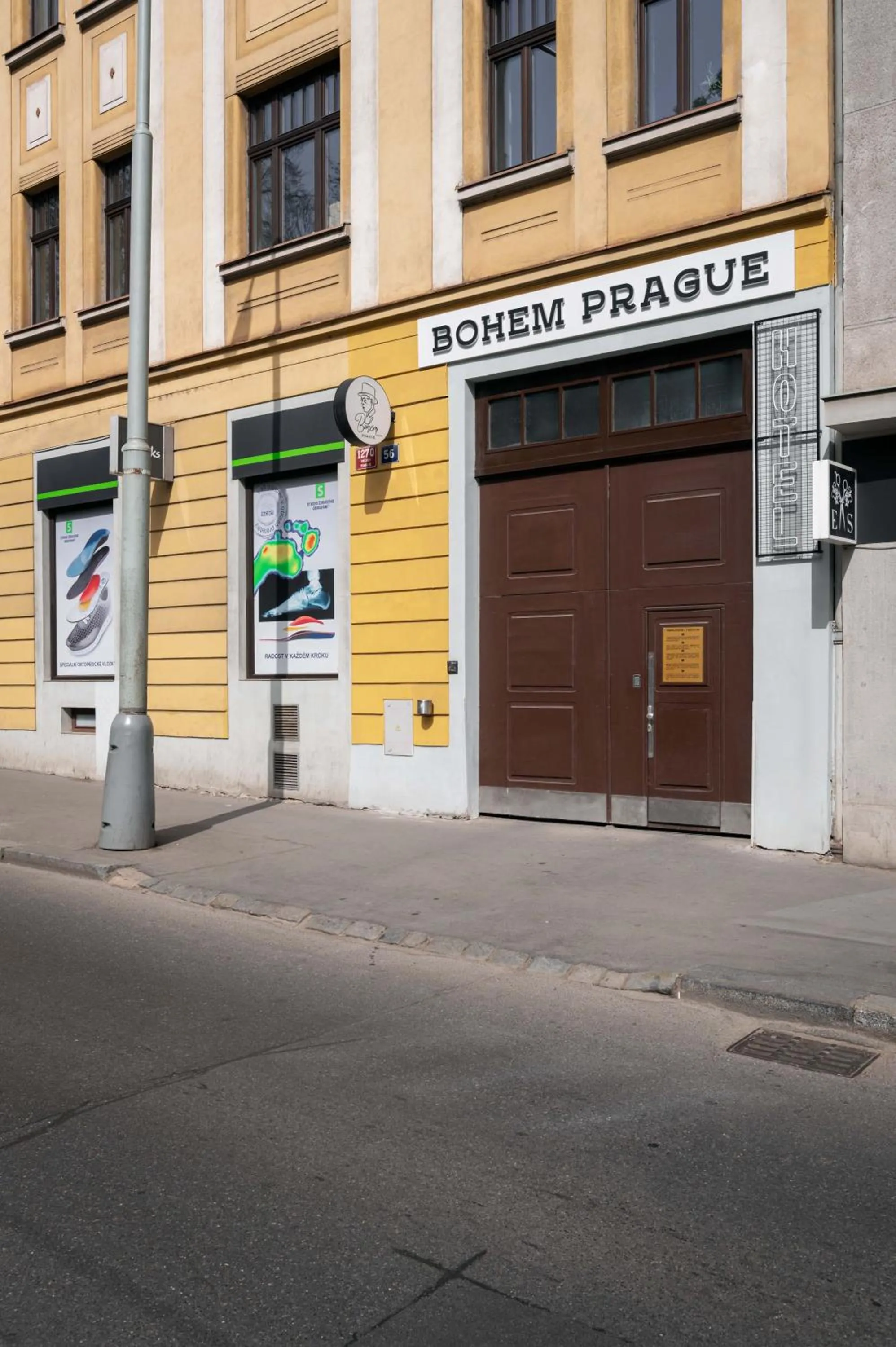 Facade/entrance in Bohem Prague Hotel