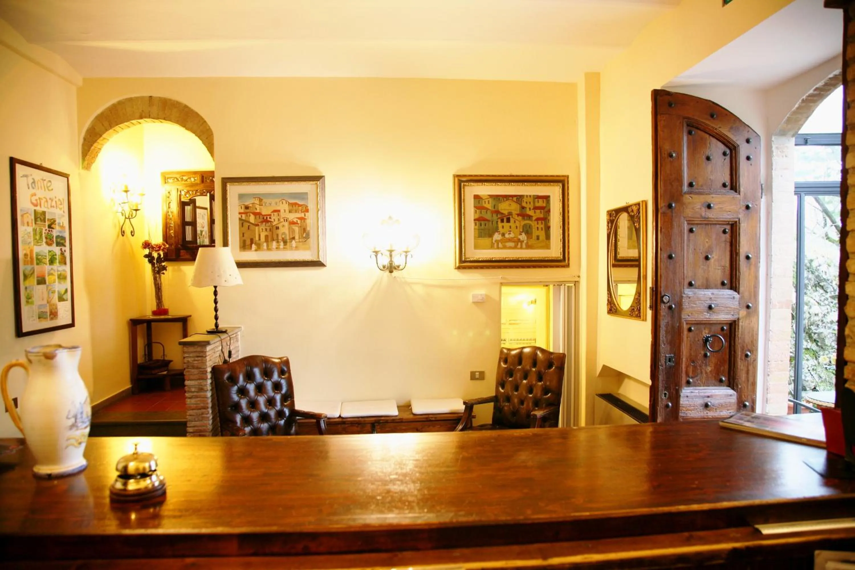 Lobby or reception in Castello Cortevecchio