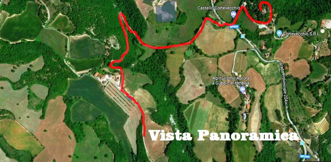 Bird's eye view in Castello Cortevecchio