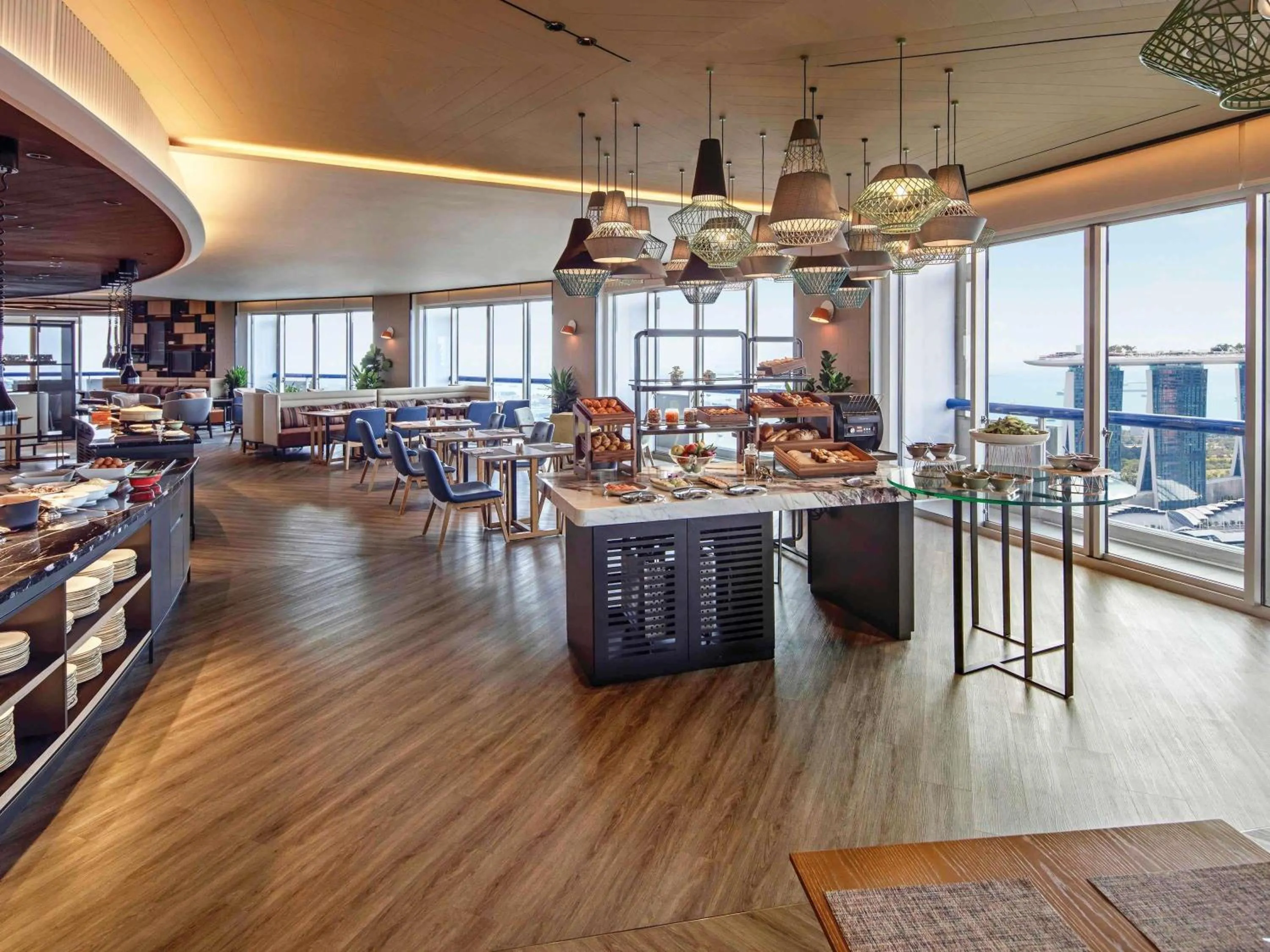 Bedroom in Swissotel The Stamford Singapore