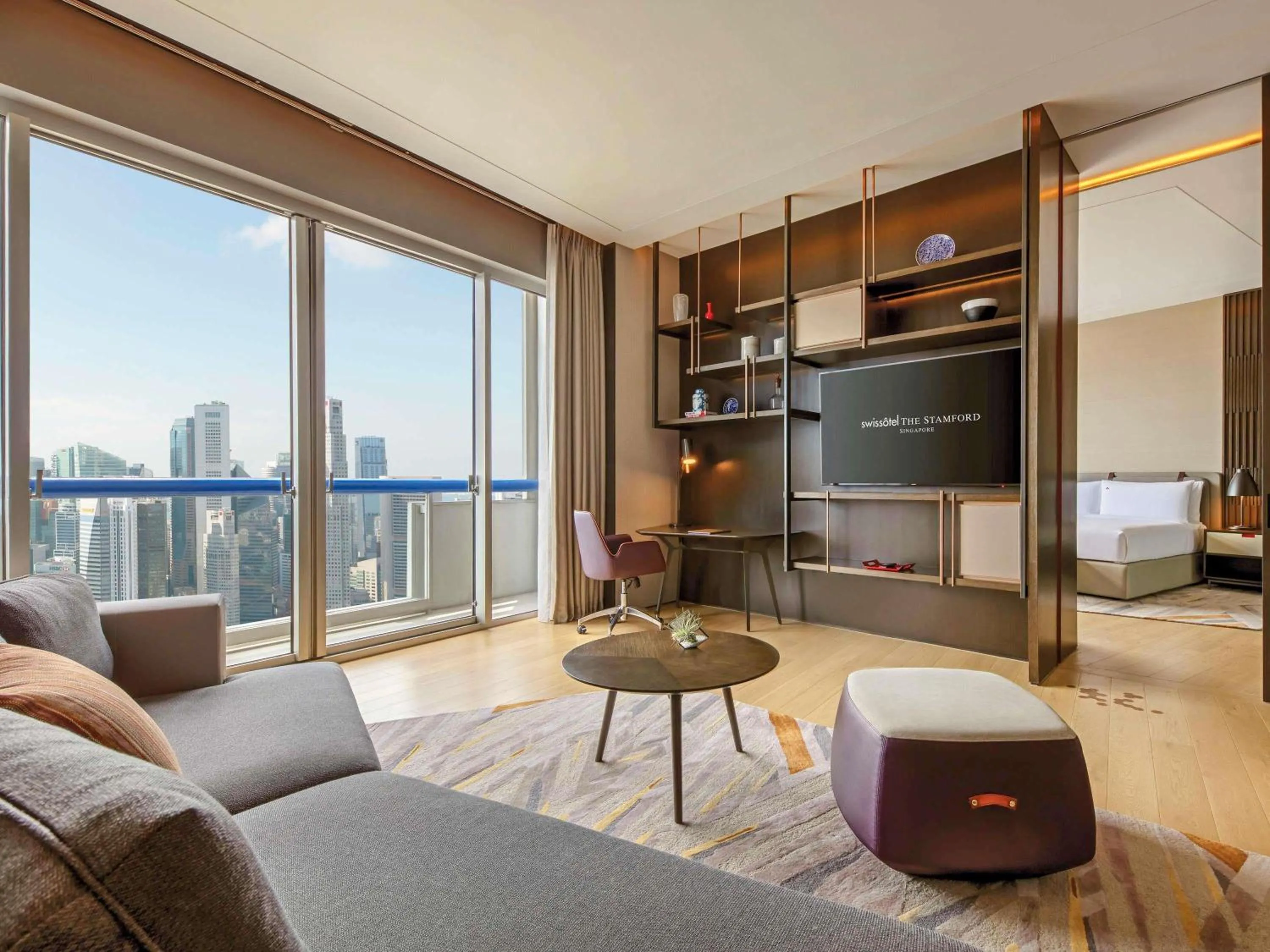 Bedroom in Swissotel The Stamford Singapore