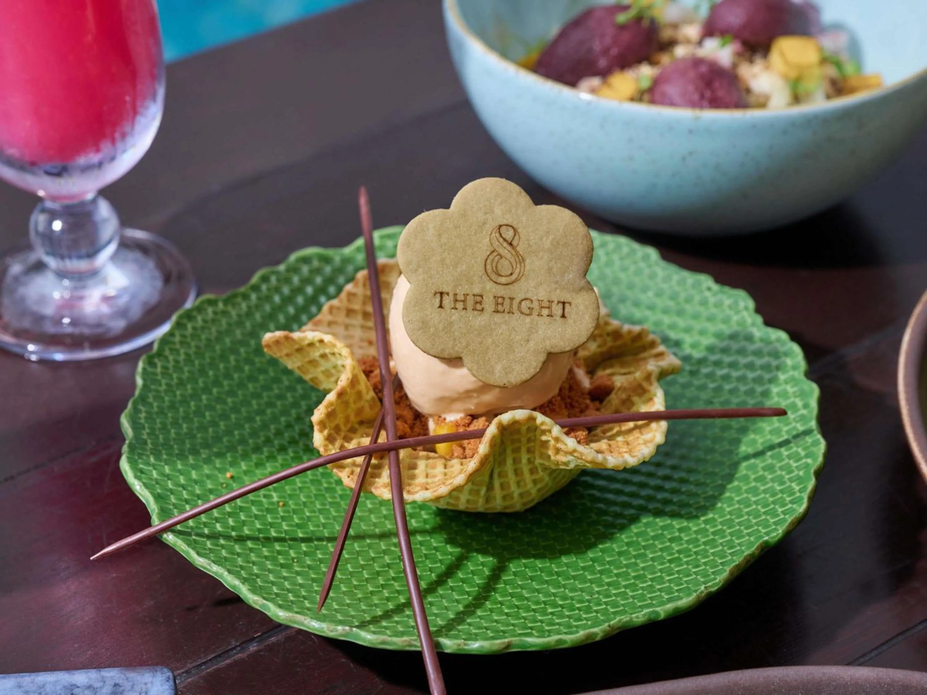 Pool view in Swissotel The Stamford Singapore