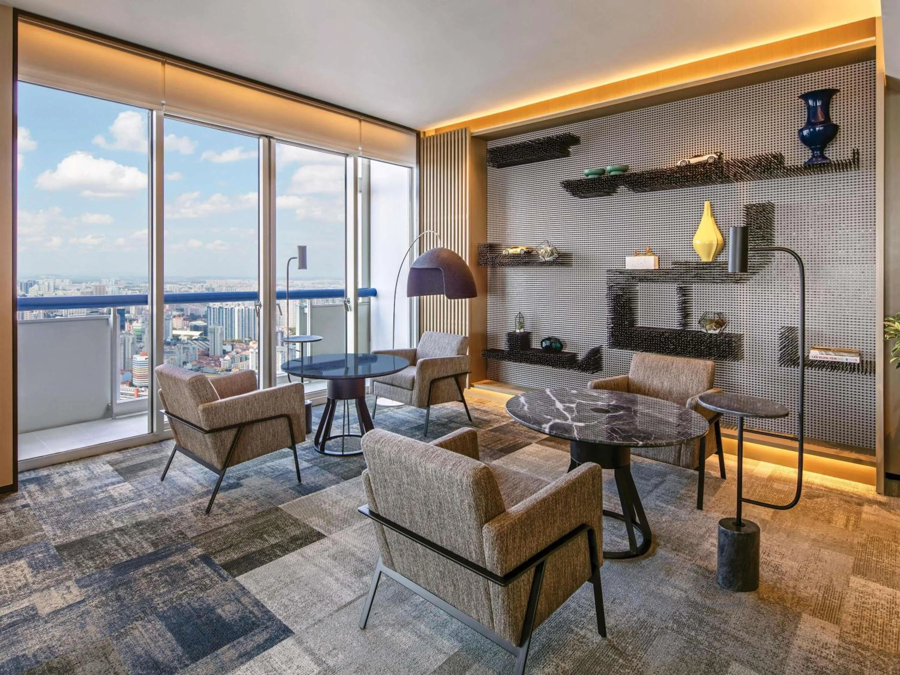 Bedroom in Swissotel The Stamford Singapore