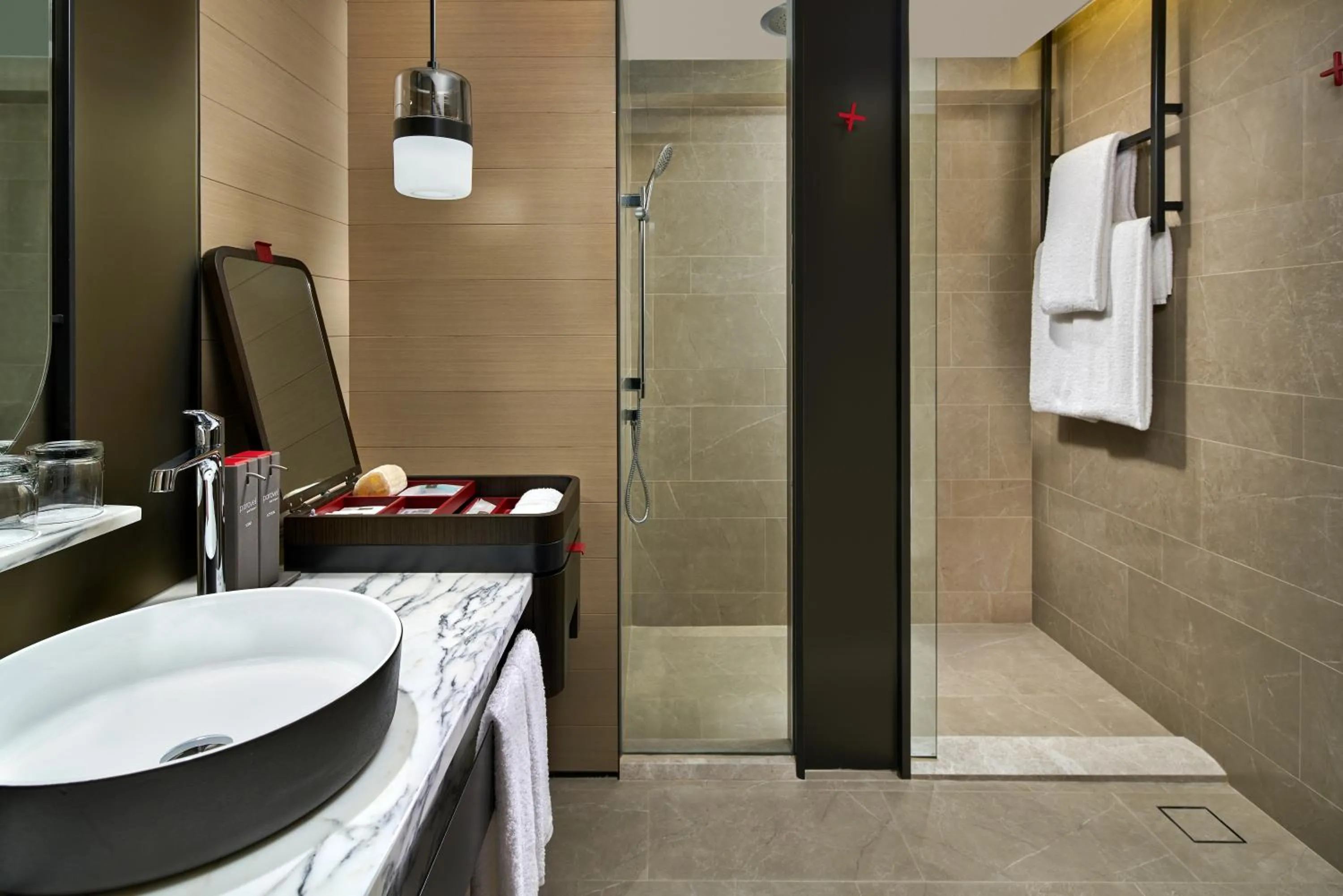 Bathroom in Swissotel The Stamford Singapore