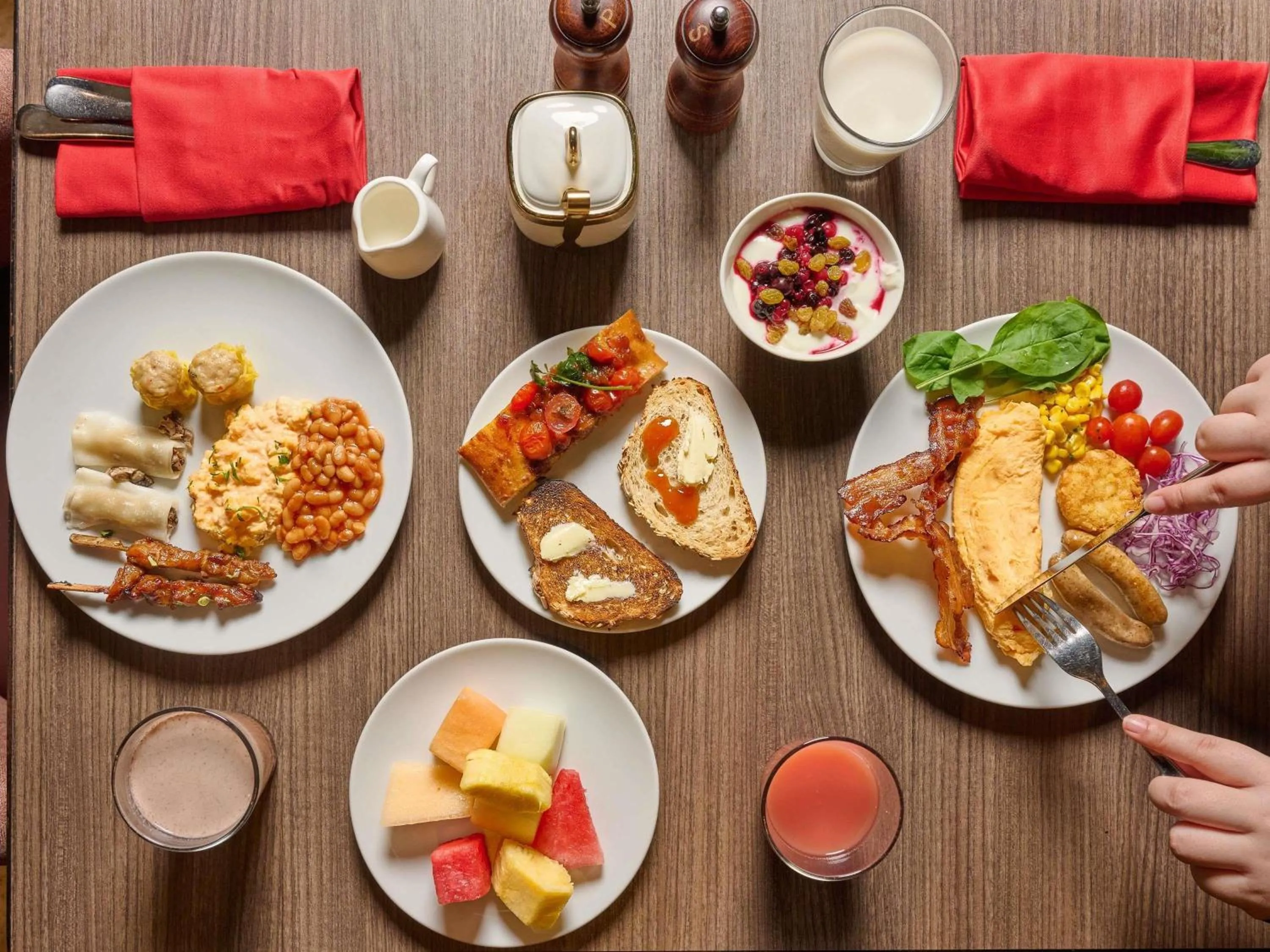 Breakfast in Swissotel The Stamford Singapore