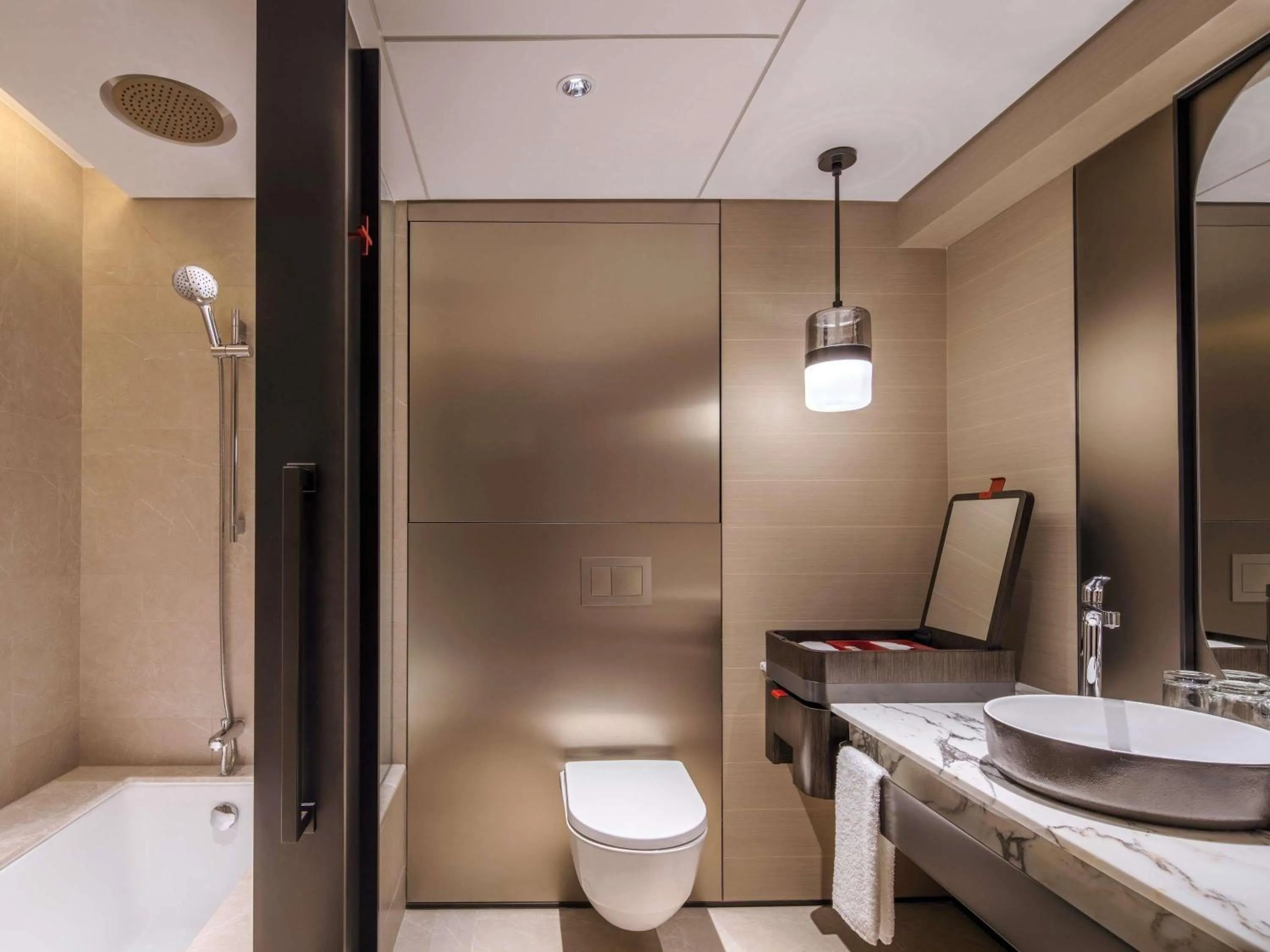 Bedroom in Swissotel The Stamford Singapore