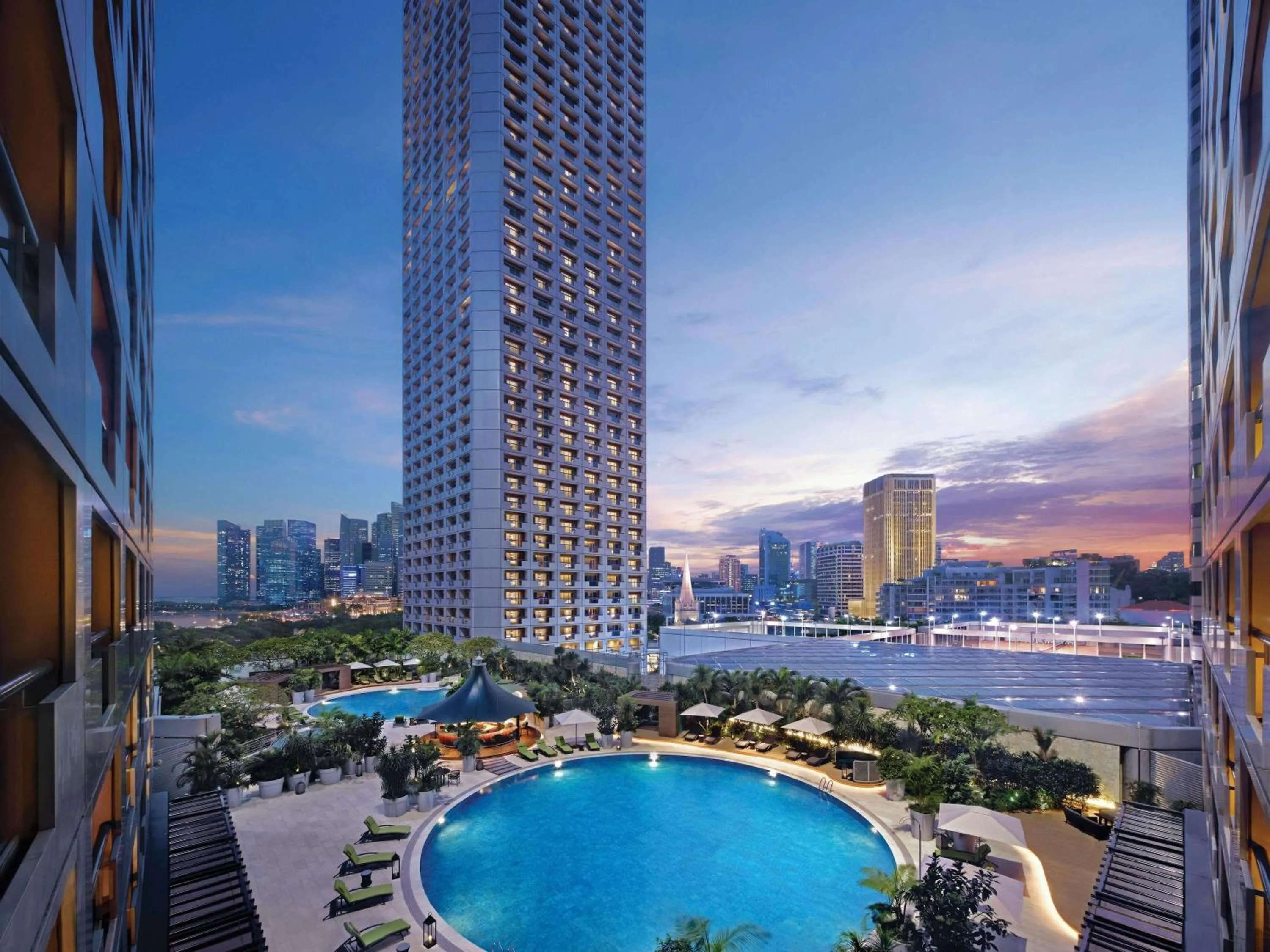 Property building in Swissotel The Stamford Singapore