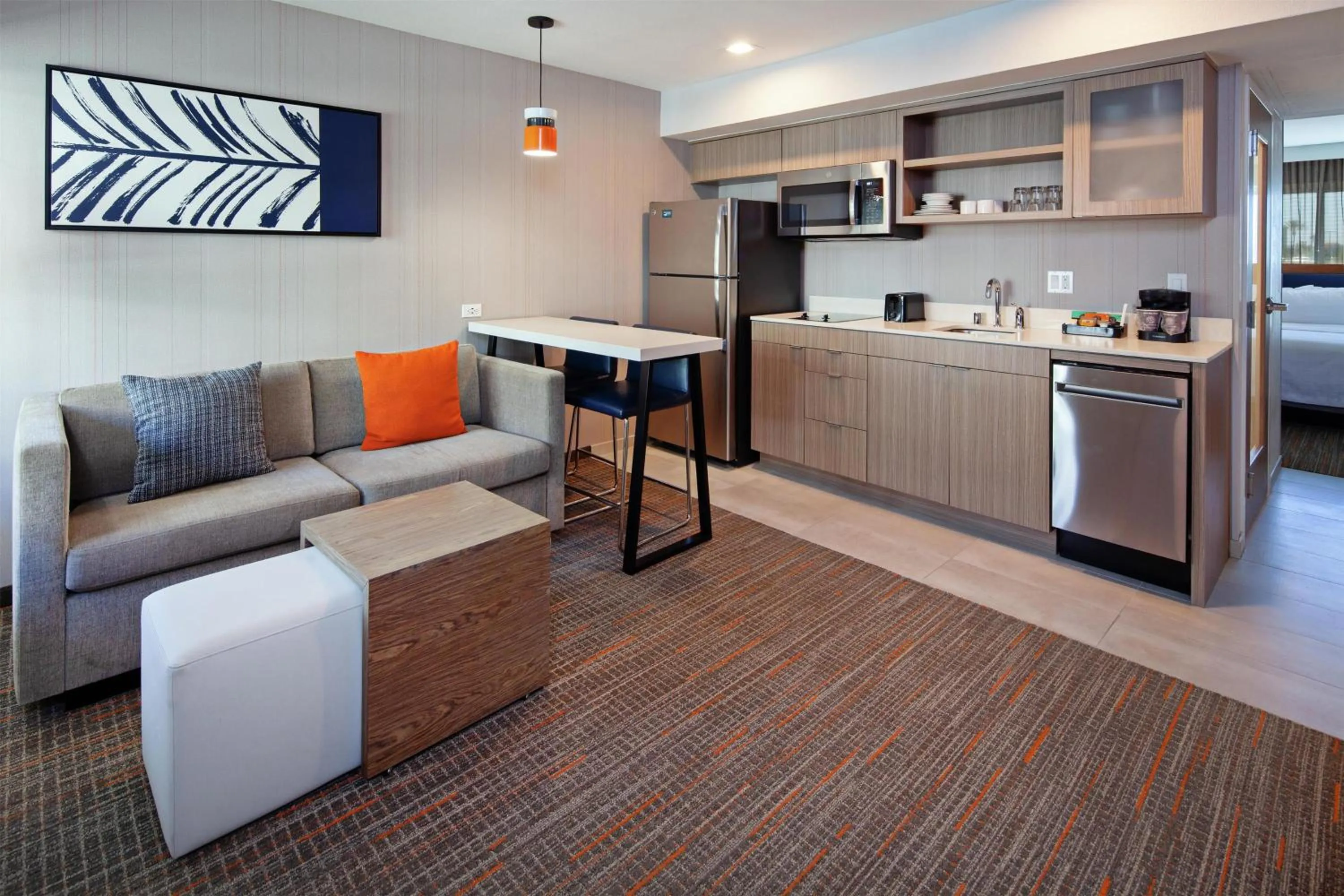 Living room in Homewood Suites By Hilton San Diego Central