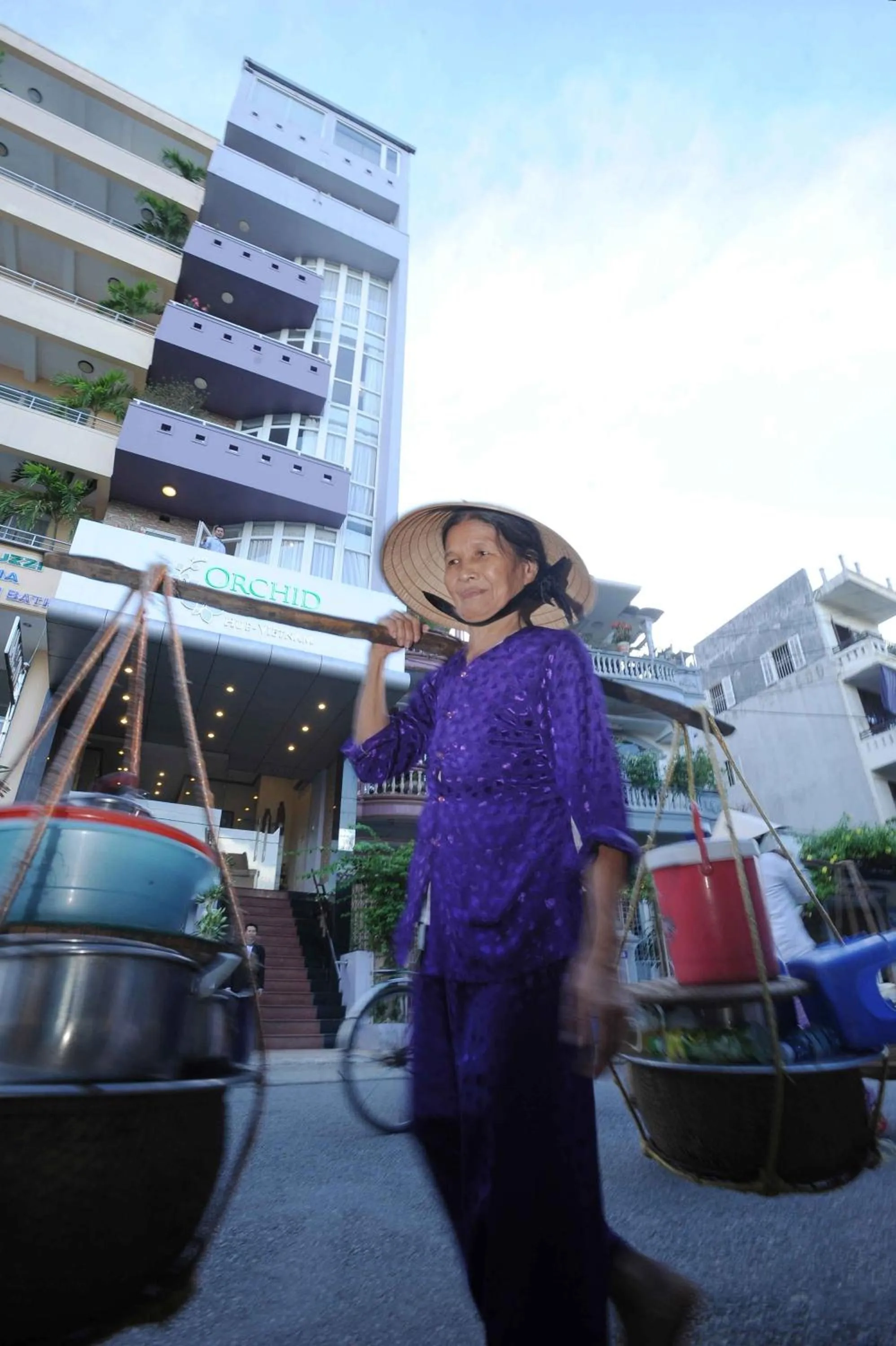 Facade/entrance in Orchid Hotel