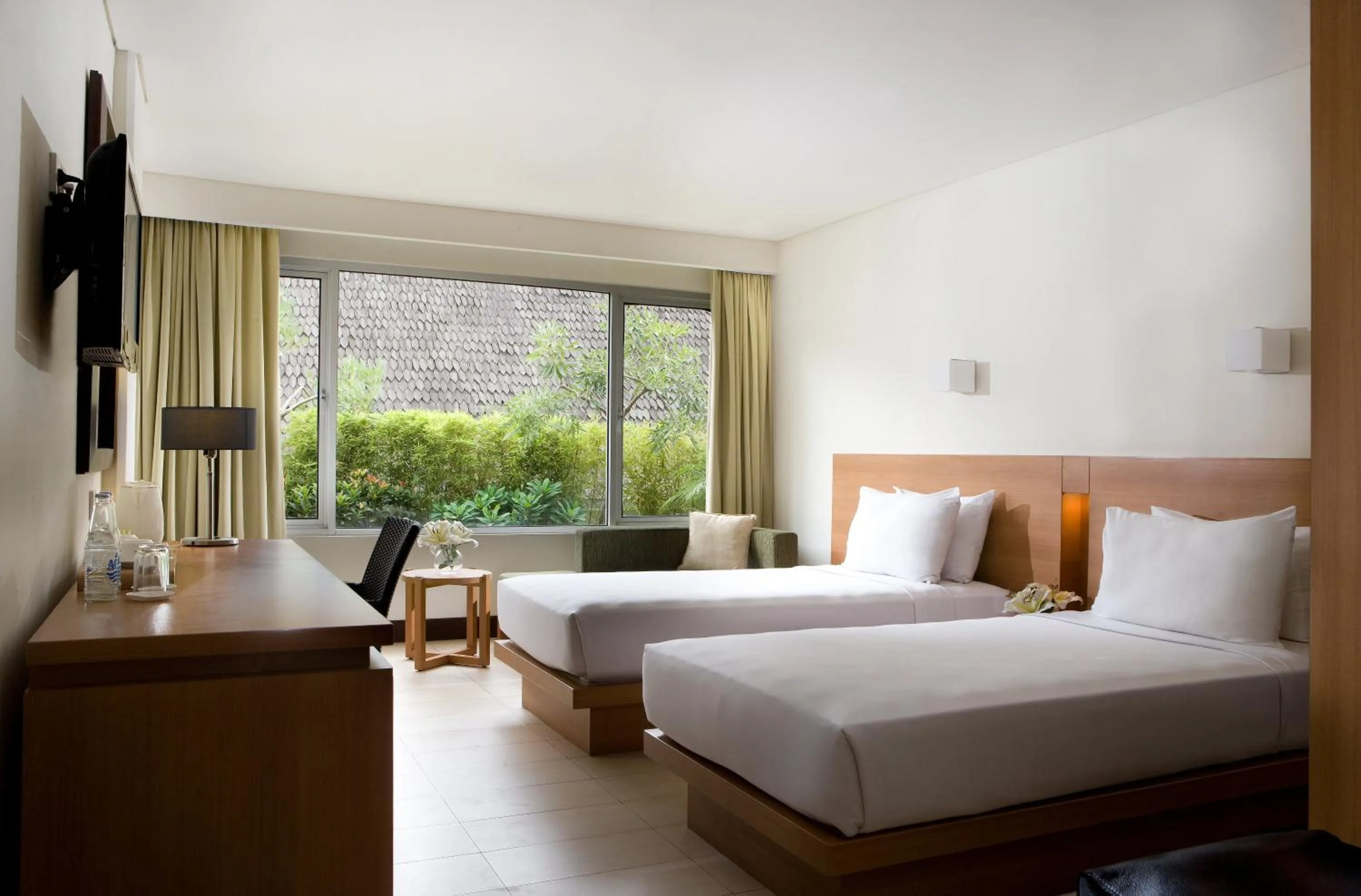 Bedroom, Bed in Hotel Santika Bandung